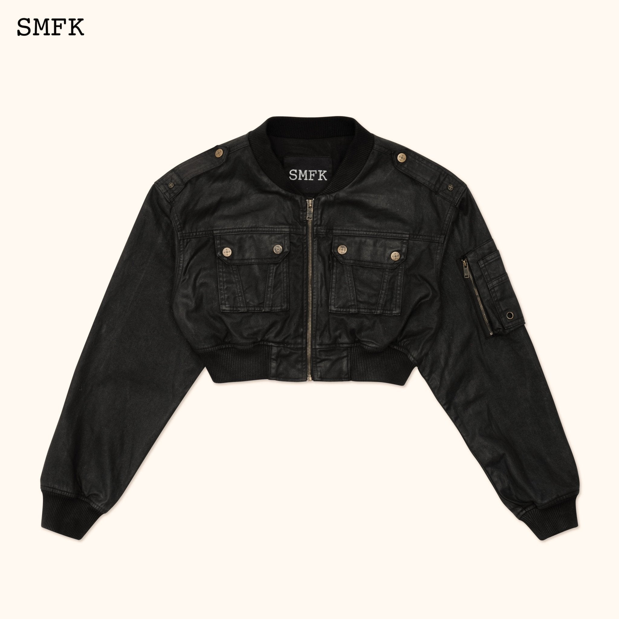 SMFK Ancient Myth Black Panther Pilot Jacket | MADA IN CHINA