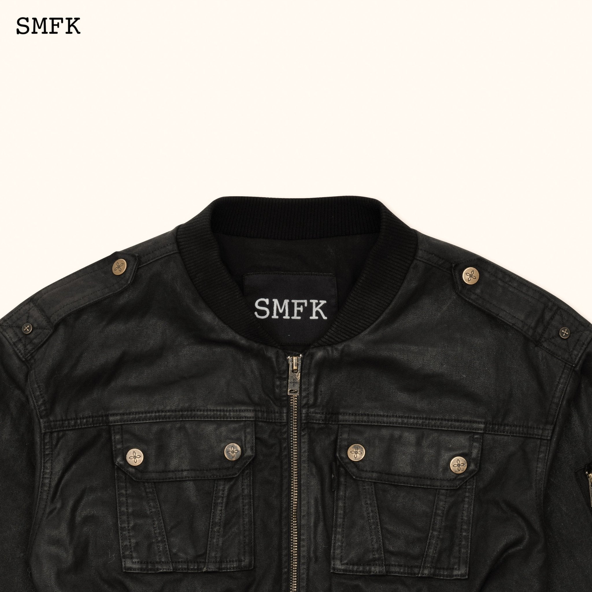 SMFK Ancient Myth Black Panther Pilot Jacket | MADA IN CHINA