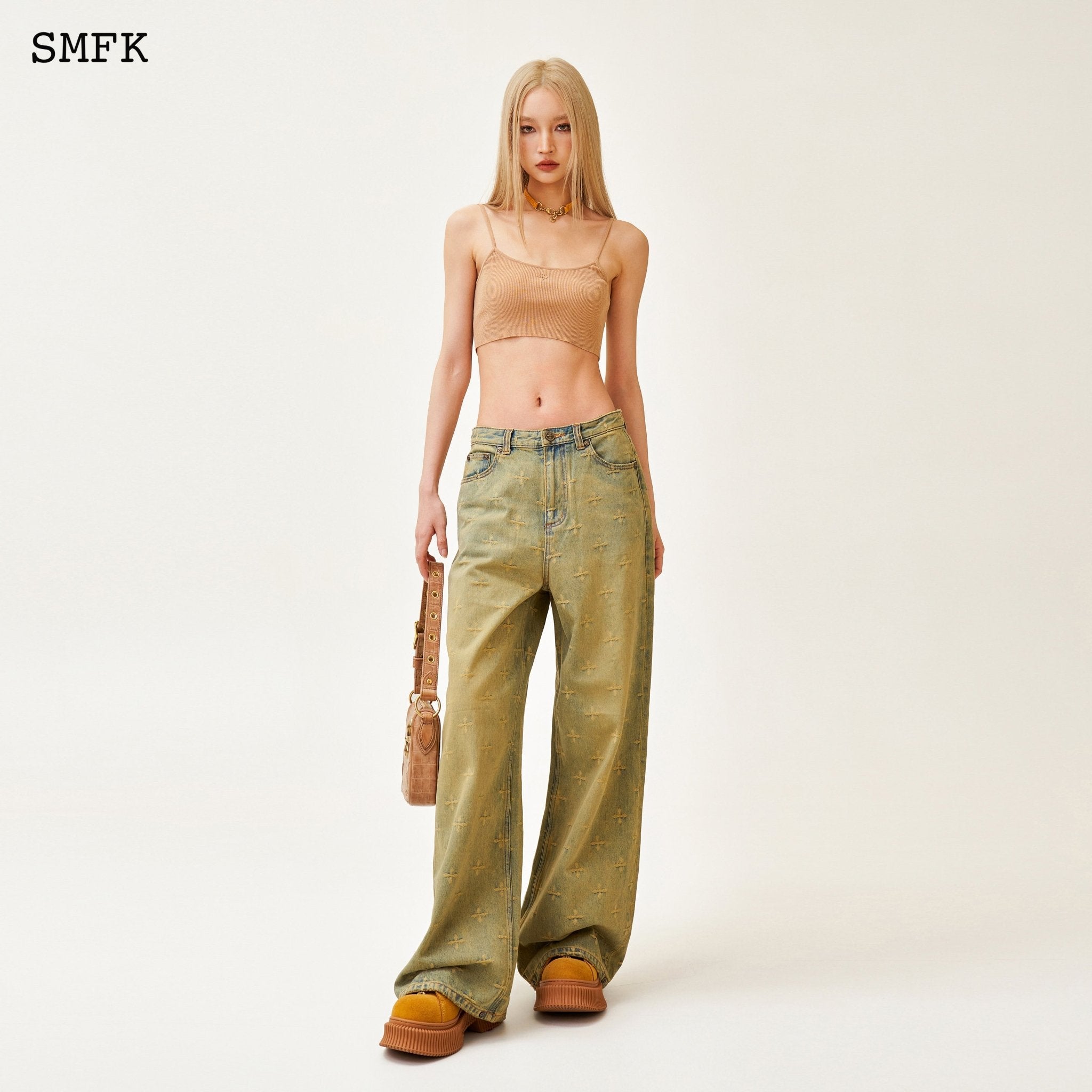 SMFK Ancient Myth Treasure Garden Wide-Leg Jeans | MADA IN CHINA