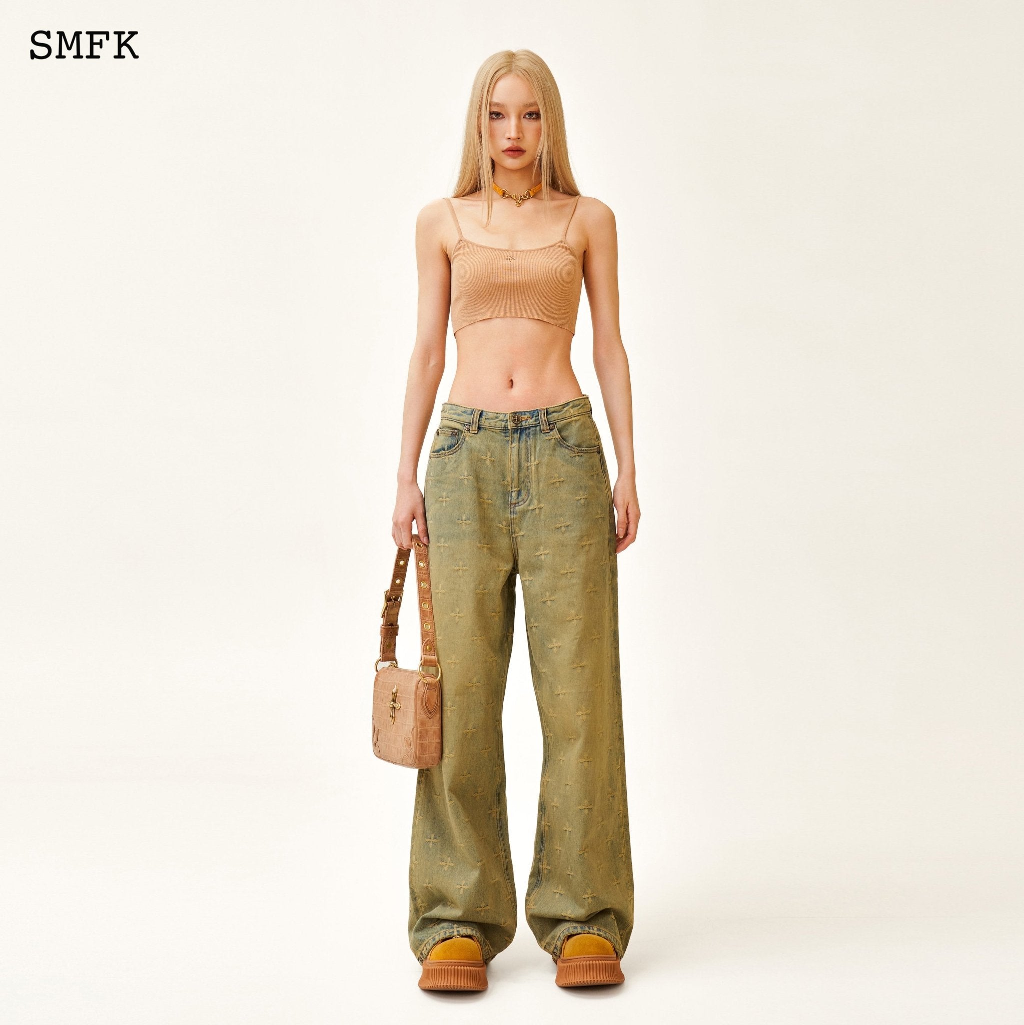 SMFK Ancient Myth Treasure Garden Wide-Leg Jeans | MADA IN CHINA