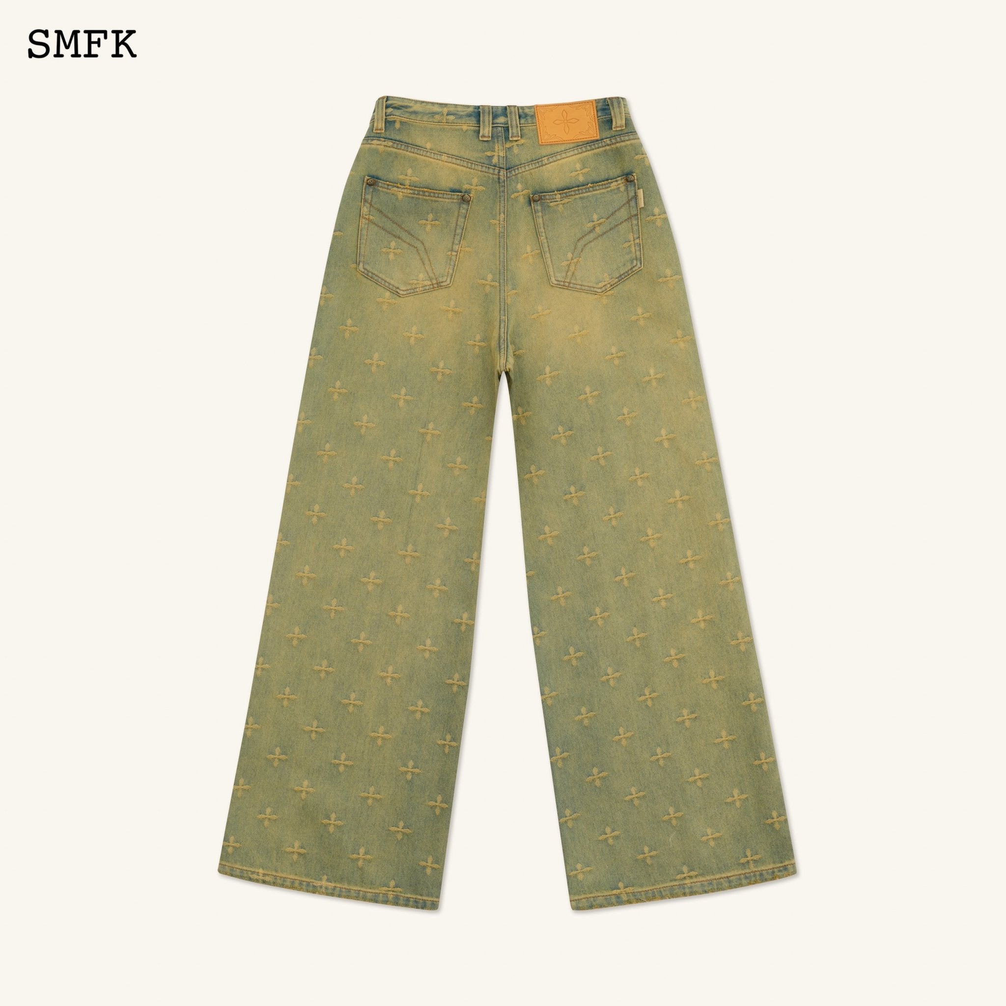 SMFK Ancient Myth Treasure Garden Wide-Leg Jeans | MADA IN CHINA