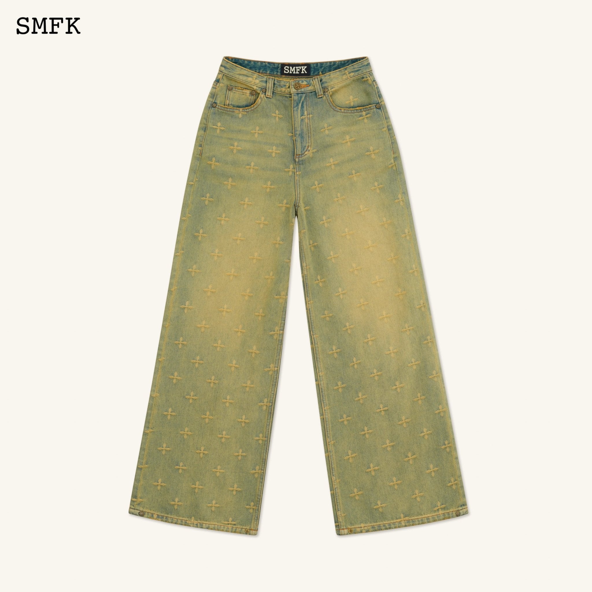 SMFK Ancient Myth Treasure Garden Wide-Leg Jeans | MADA IN CHINA