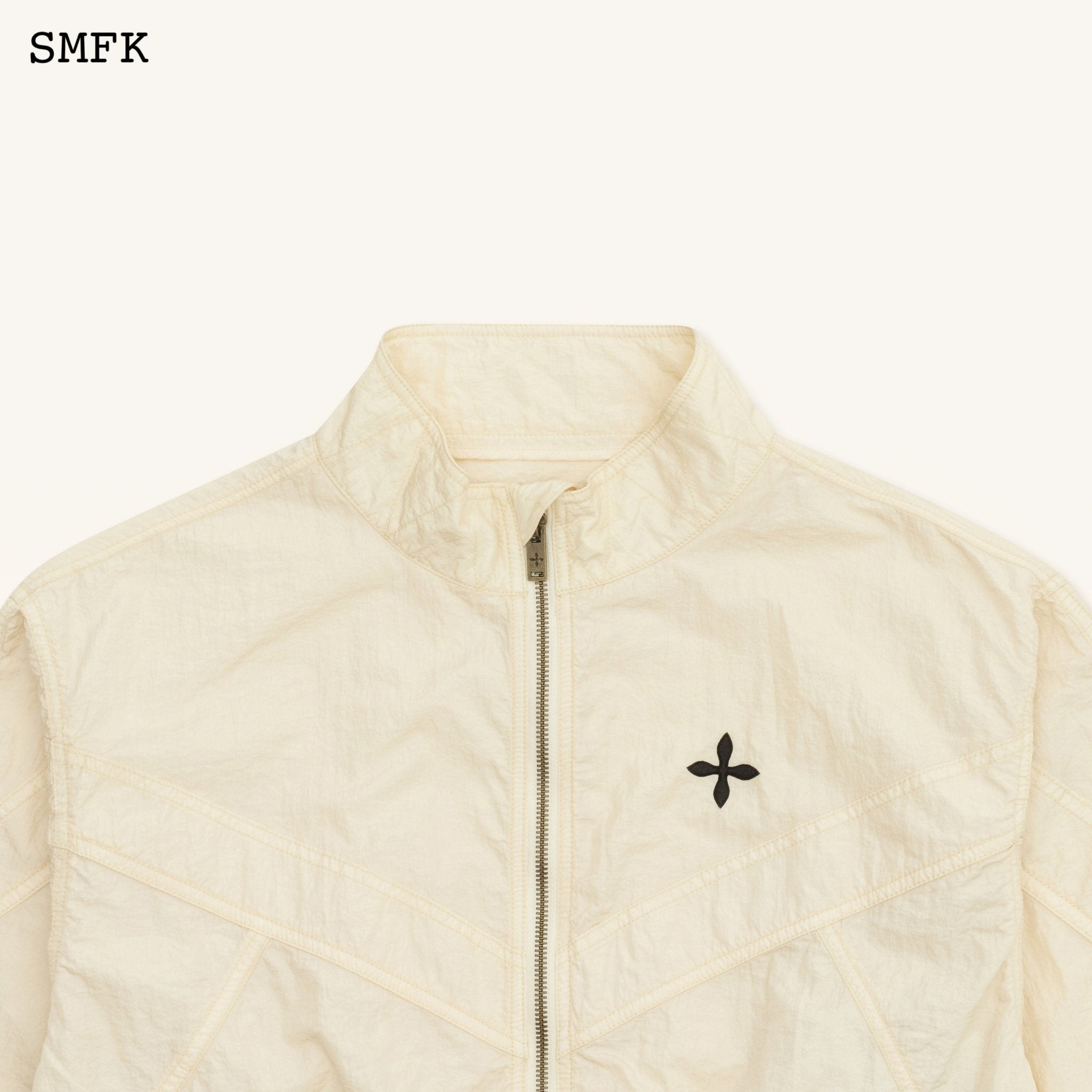 SMFK Ancient Myth Viper Alloy Loose Training Jacket White | MADA IN CHINA