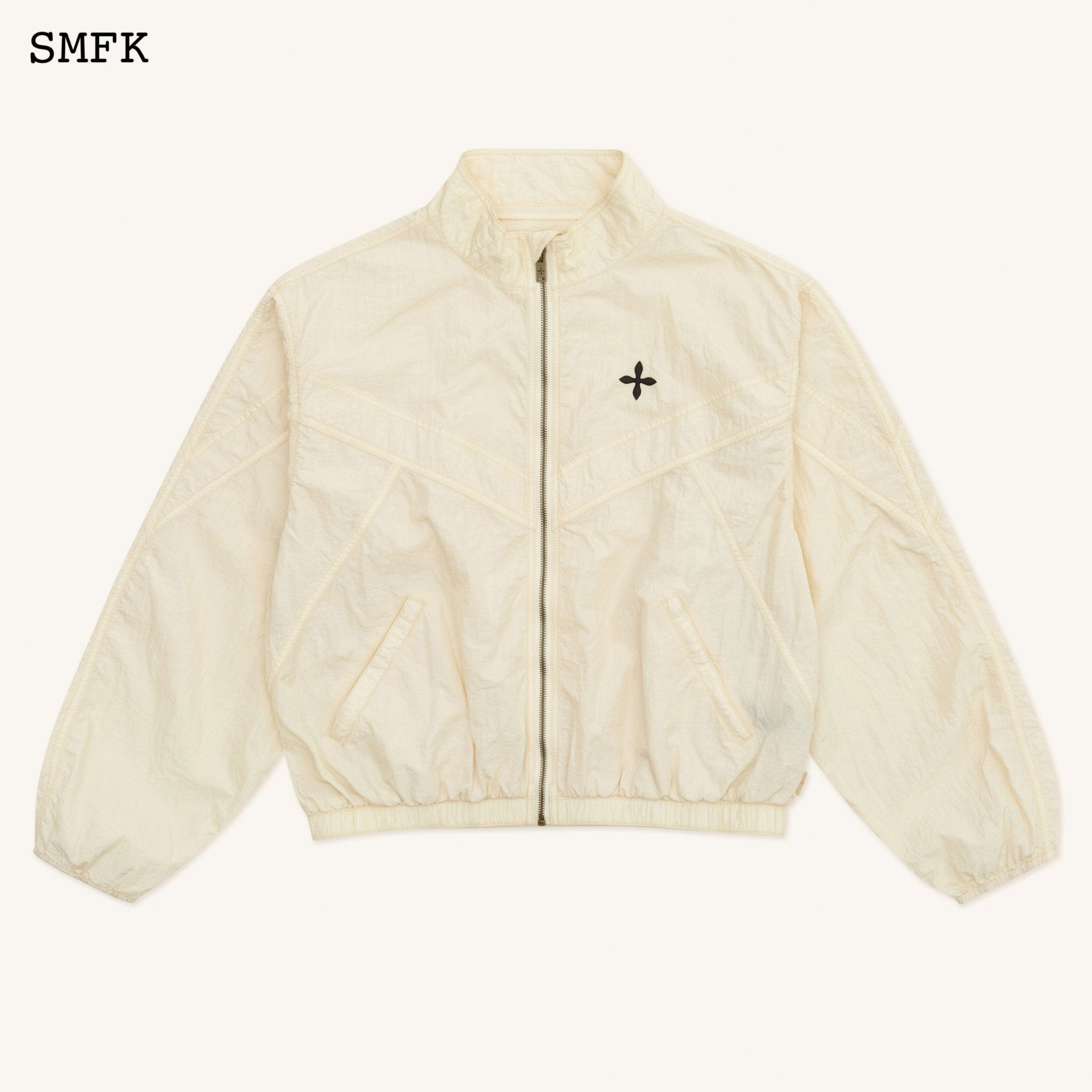 SMFK Ancient Myth Viper Alloy Loose Training Jacket White | MADA IN CHINA