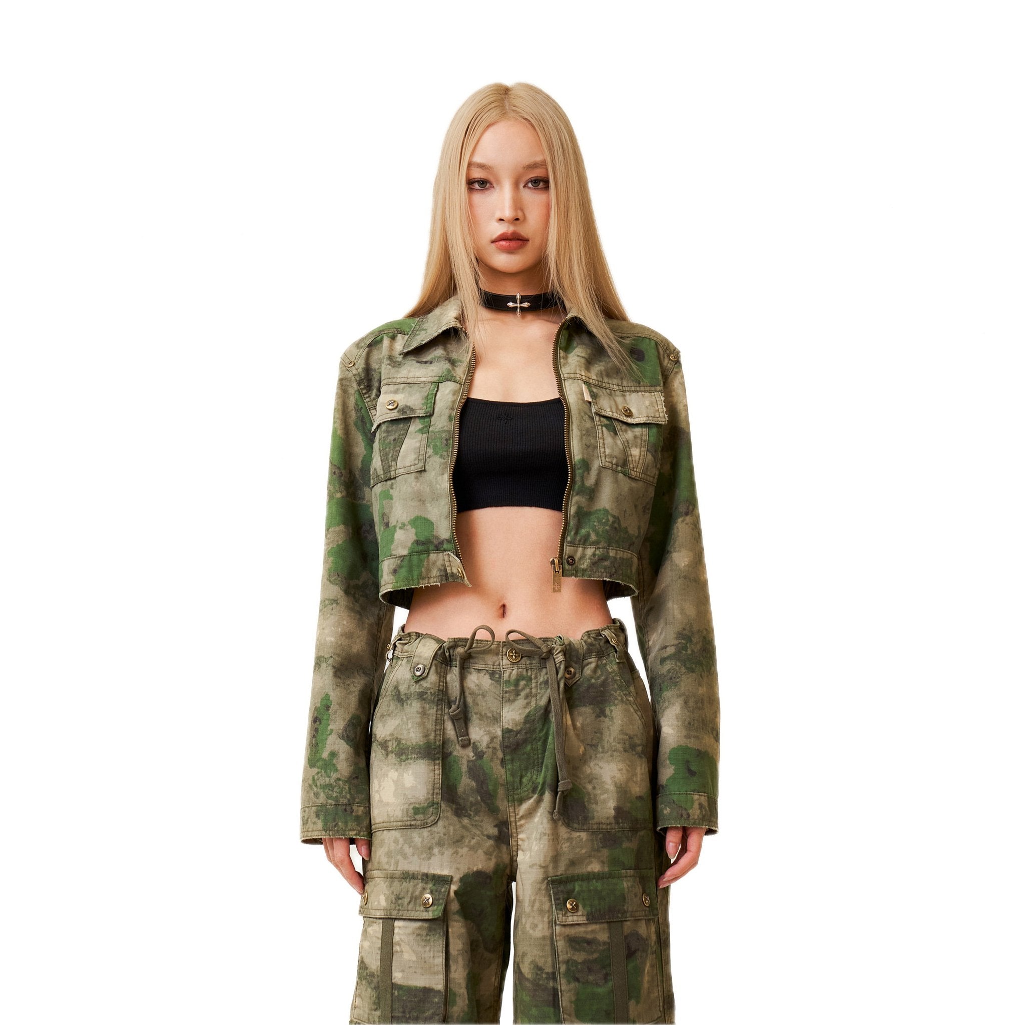 SMFK Ancient Myth Viper Camouflage Motorcycle Jacket | MADA IN CHINA