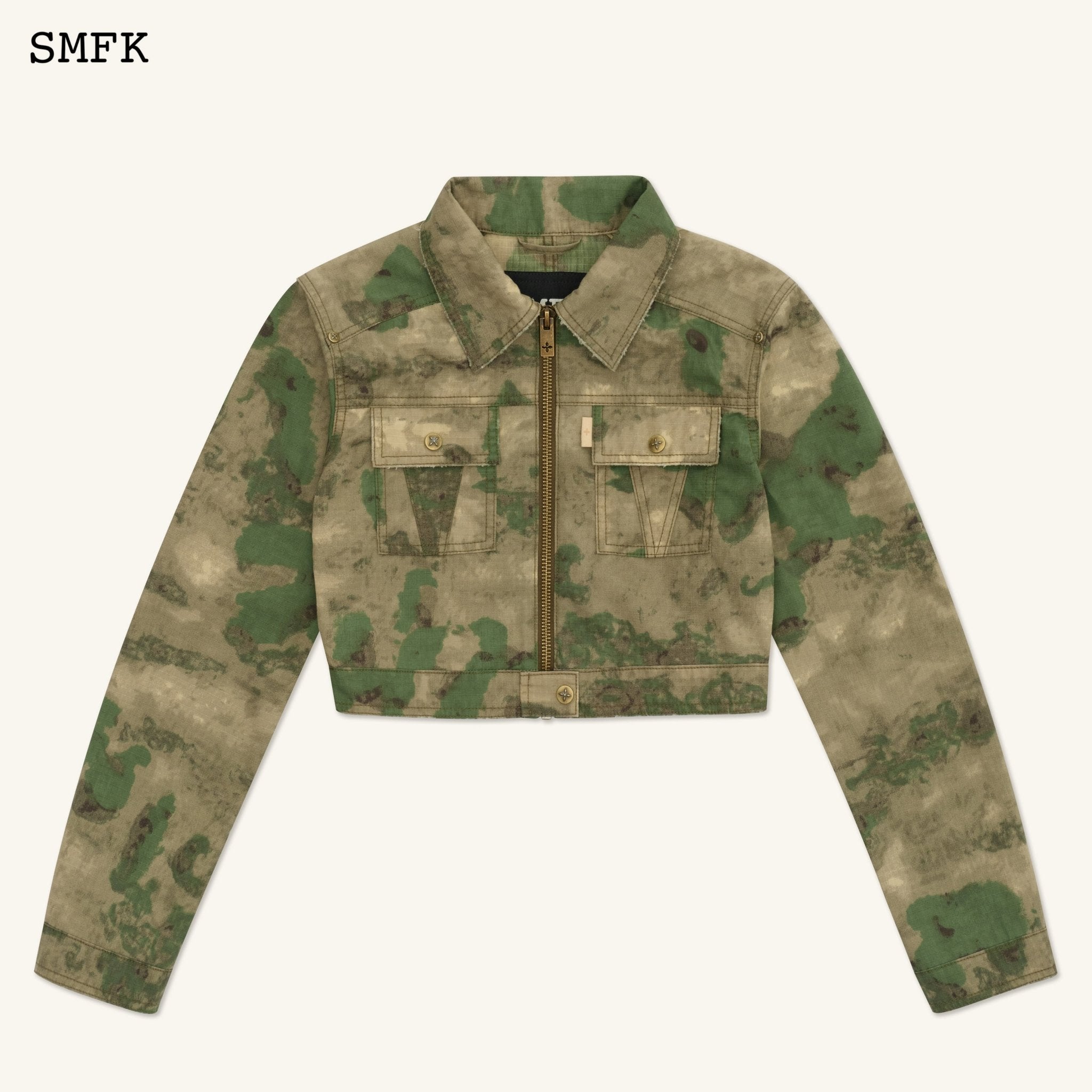 SMFK Ancient Myth Viper Camouflage Motorcycle Jacket | MADA IN CHINA