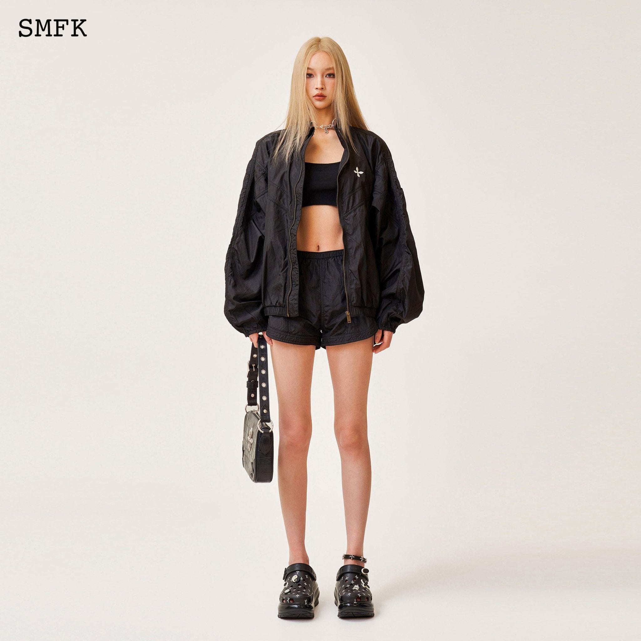 SMFK Ancient Myth Viper Jogging Shorts In Black | MADA IN CHINA