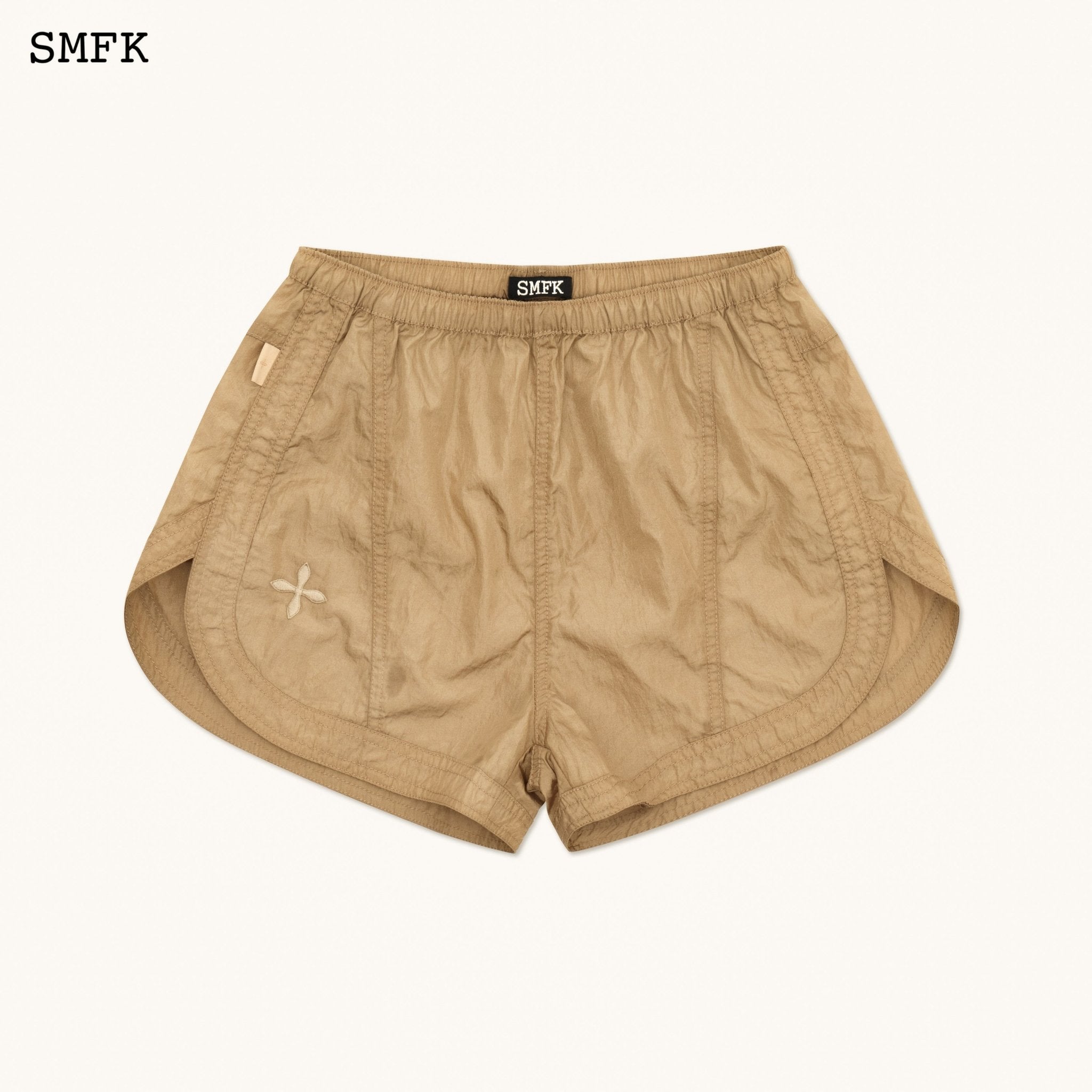 SMFK Ancient Myth Viper Jogging Shorts In Gold | MADA IN CHINA