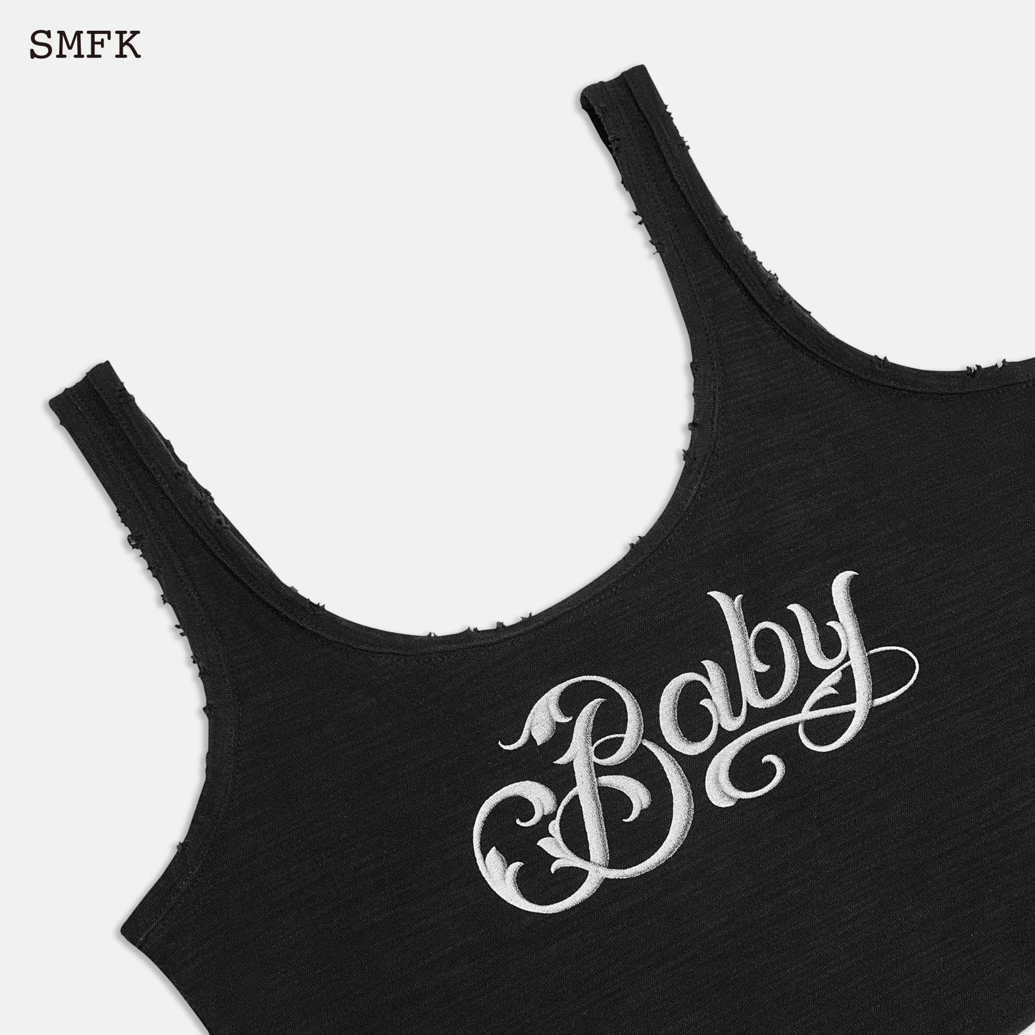 SMFK Baby Stray Baby Undershirt Midnight Black | MADA IN CHINA