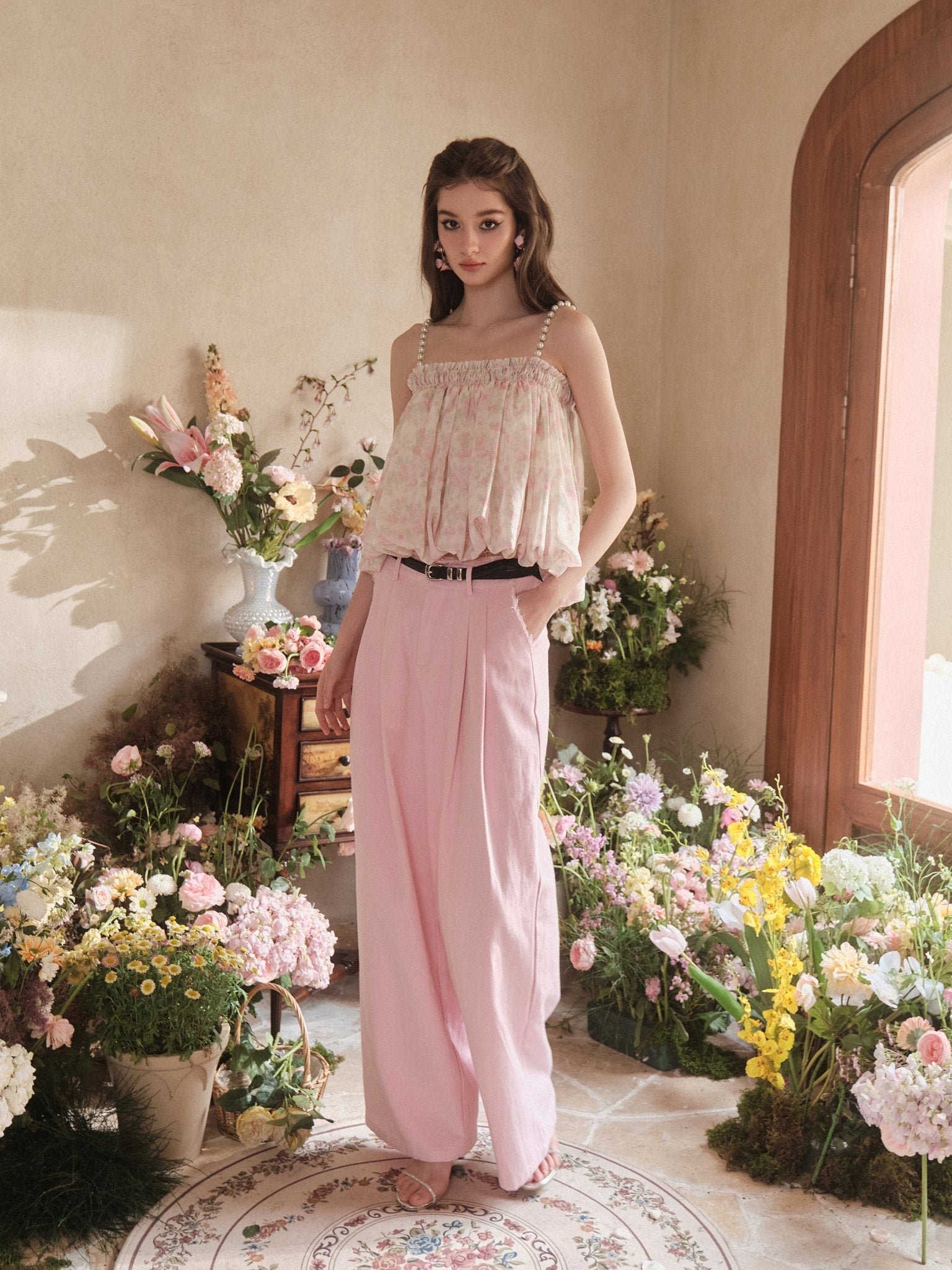 Beaded Straps Top | MADAX