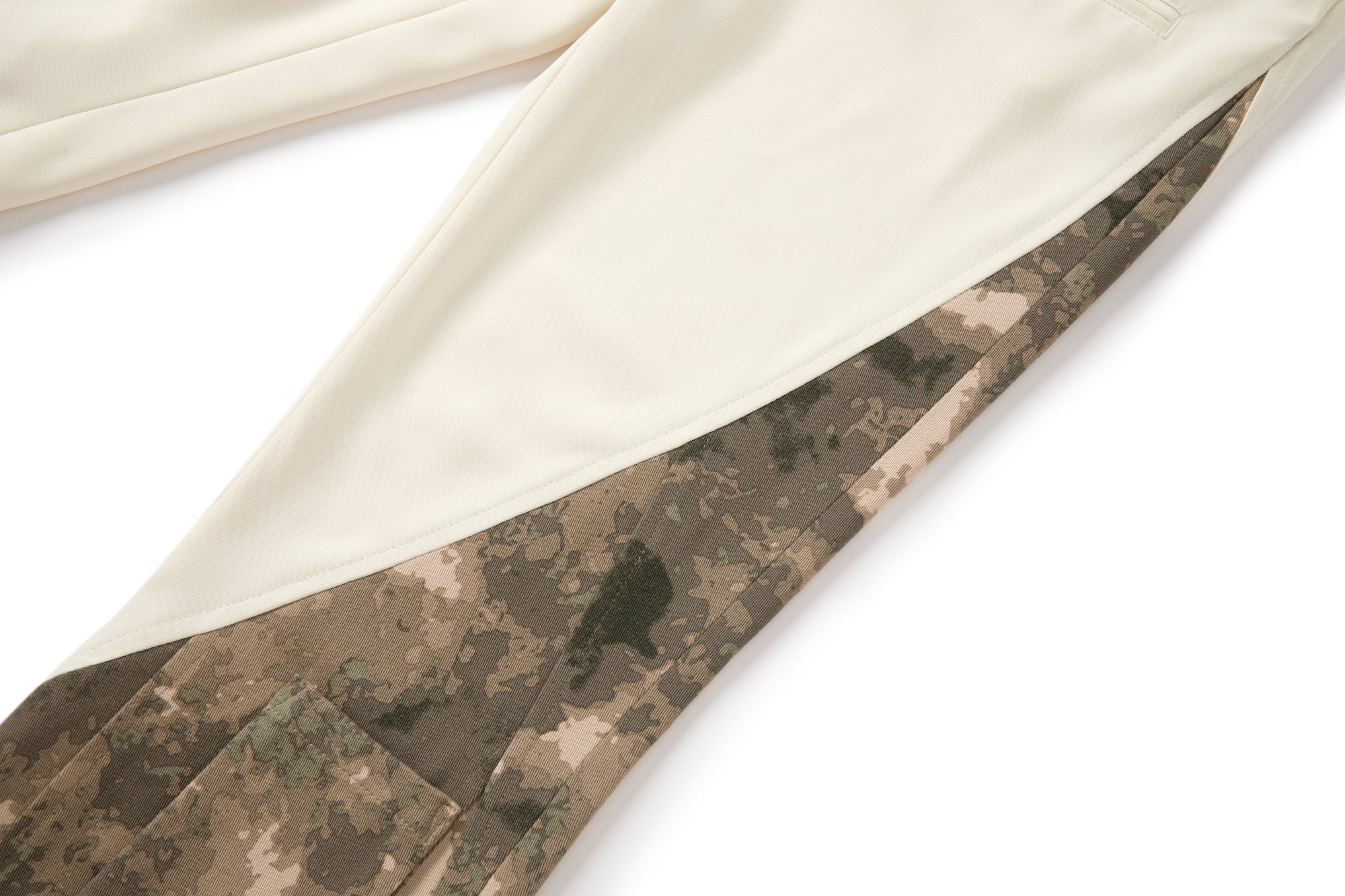 13DE MARZO Bear Camo Patch Trousers Pear Sorbet | MADA IN CHINA