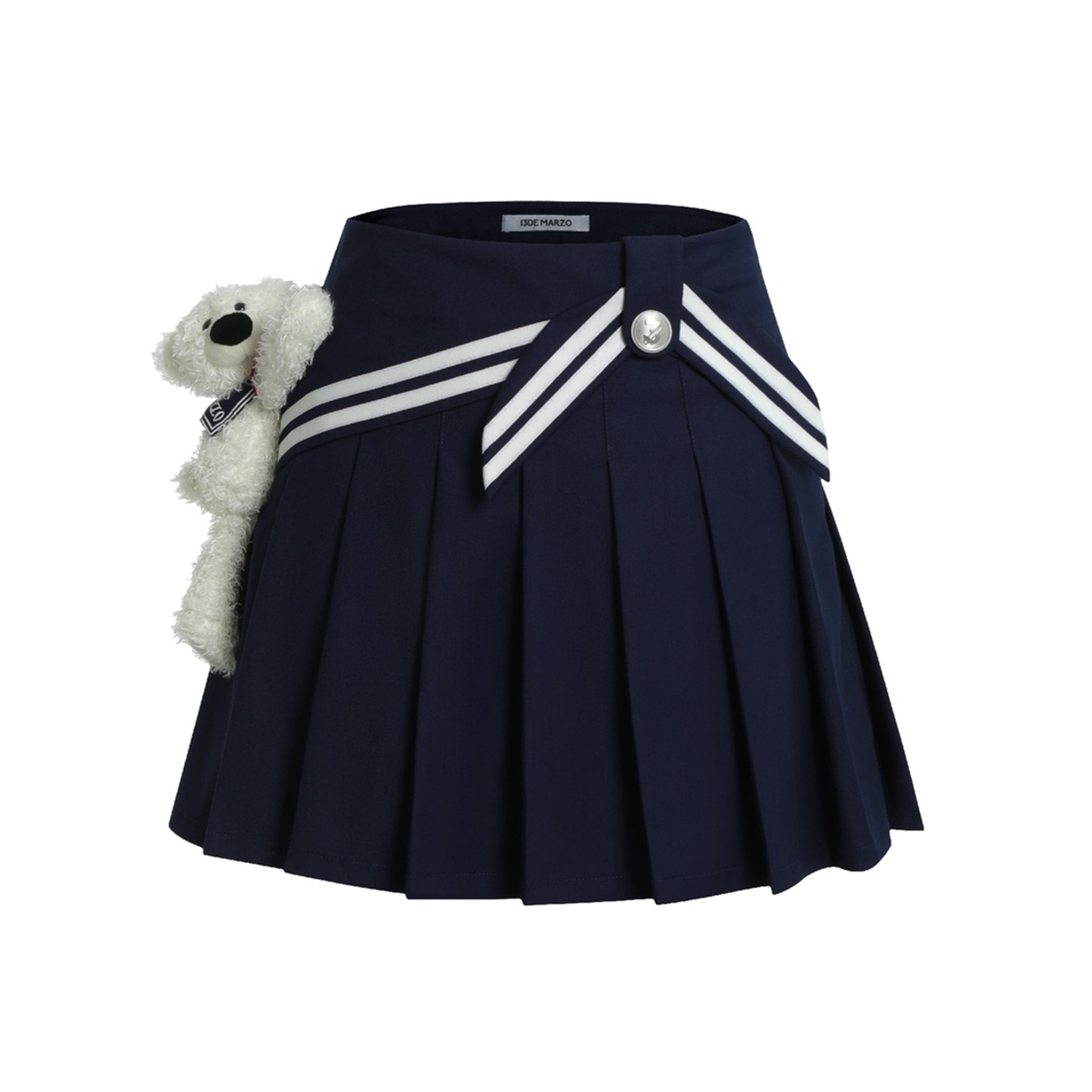 13DE MARZO Bear Sailor Dress Estate Blue | MADA IN CHINA