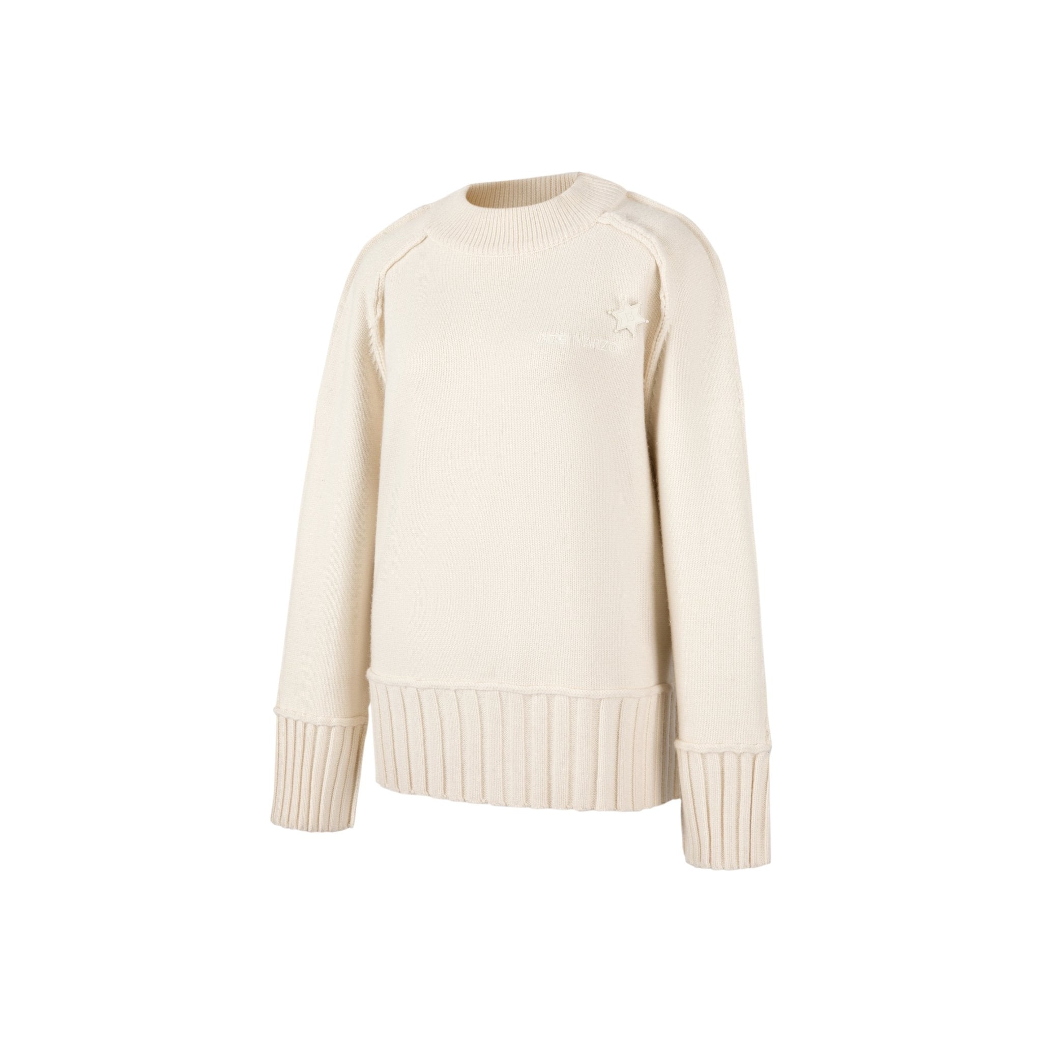 13DE MARZO Beige Bunny Sweater | MADA IN CHINA