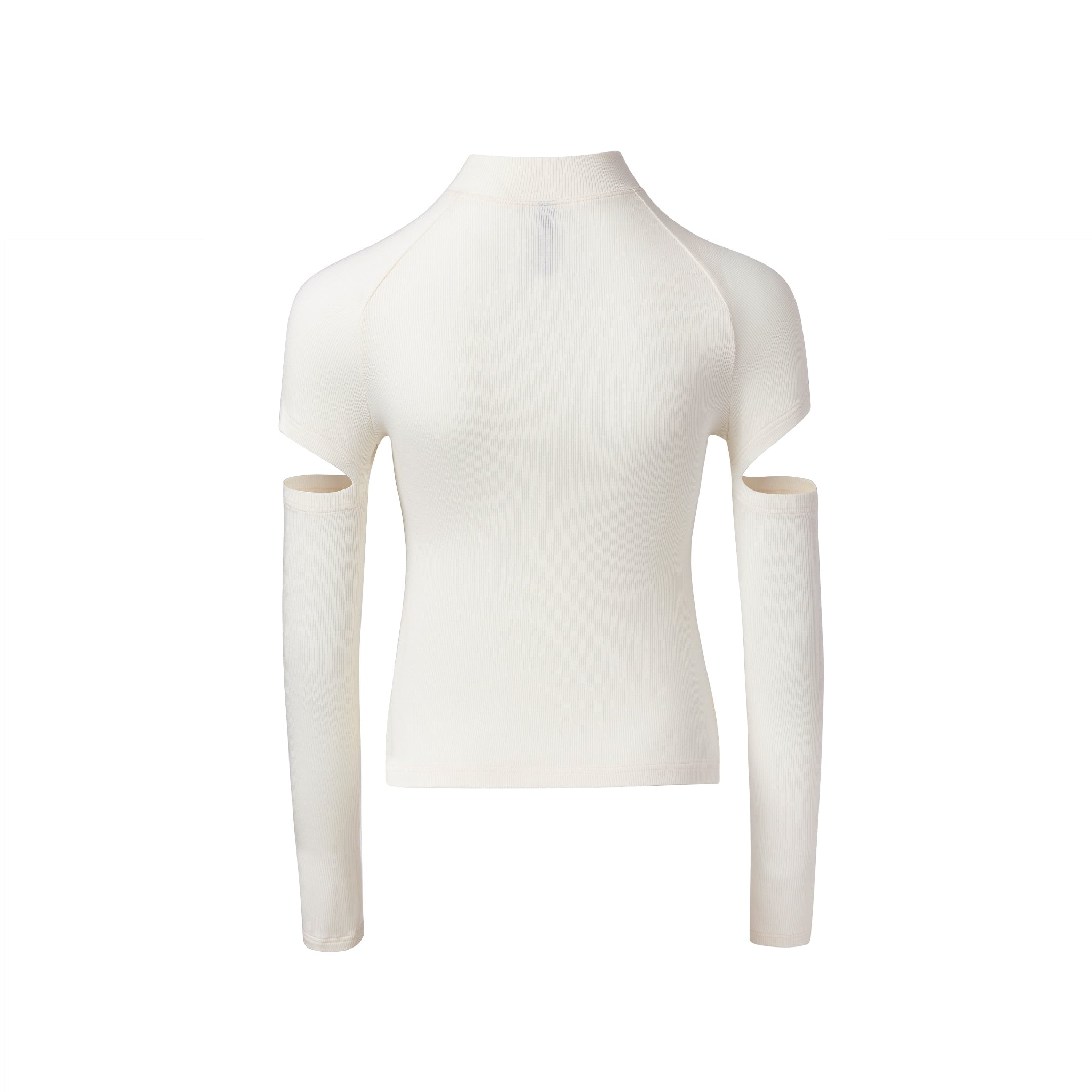 Ther. Beige Long sleeve knitted top | MADA IN CHINA