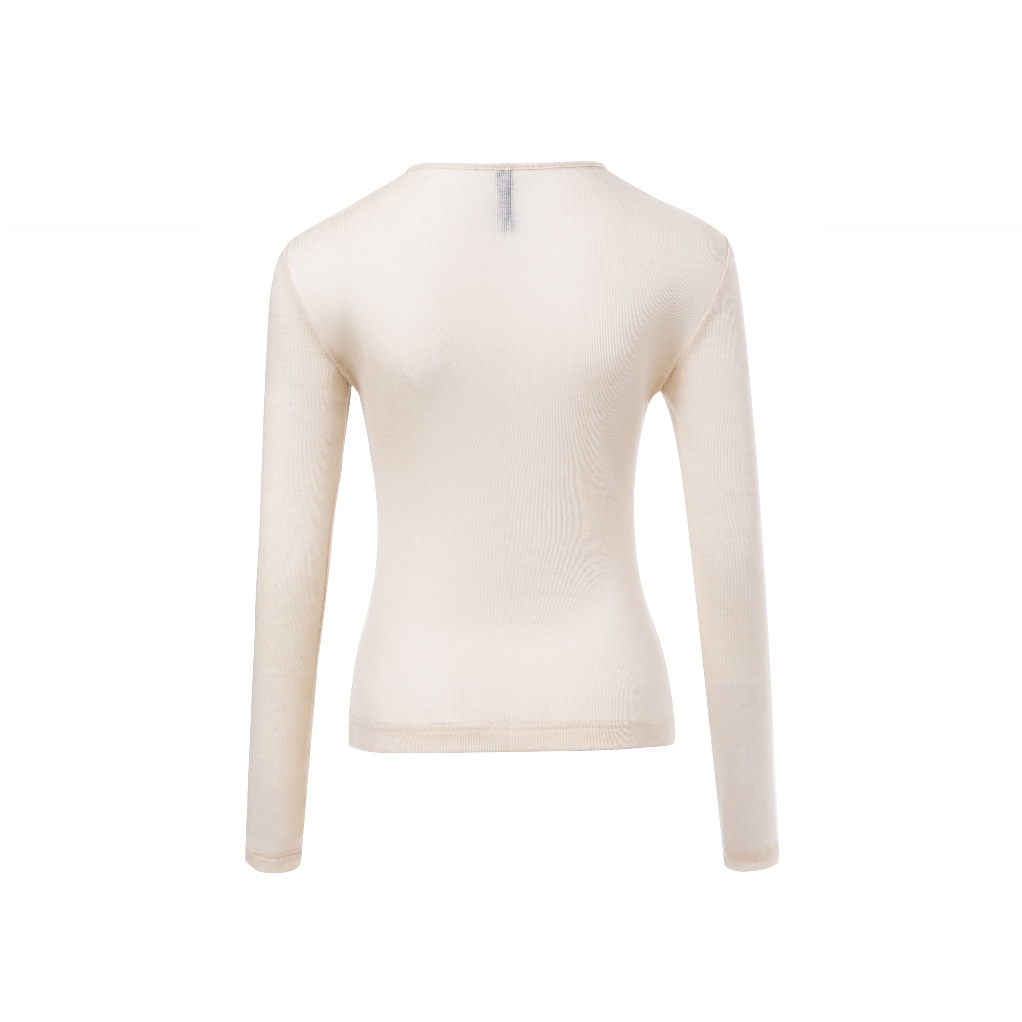 Ther. Beige Sheer-block top | MADA IN CHINA