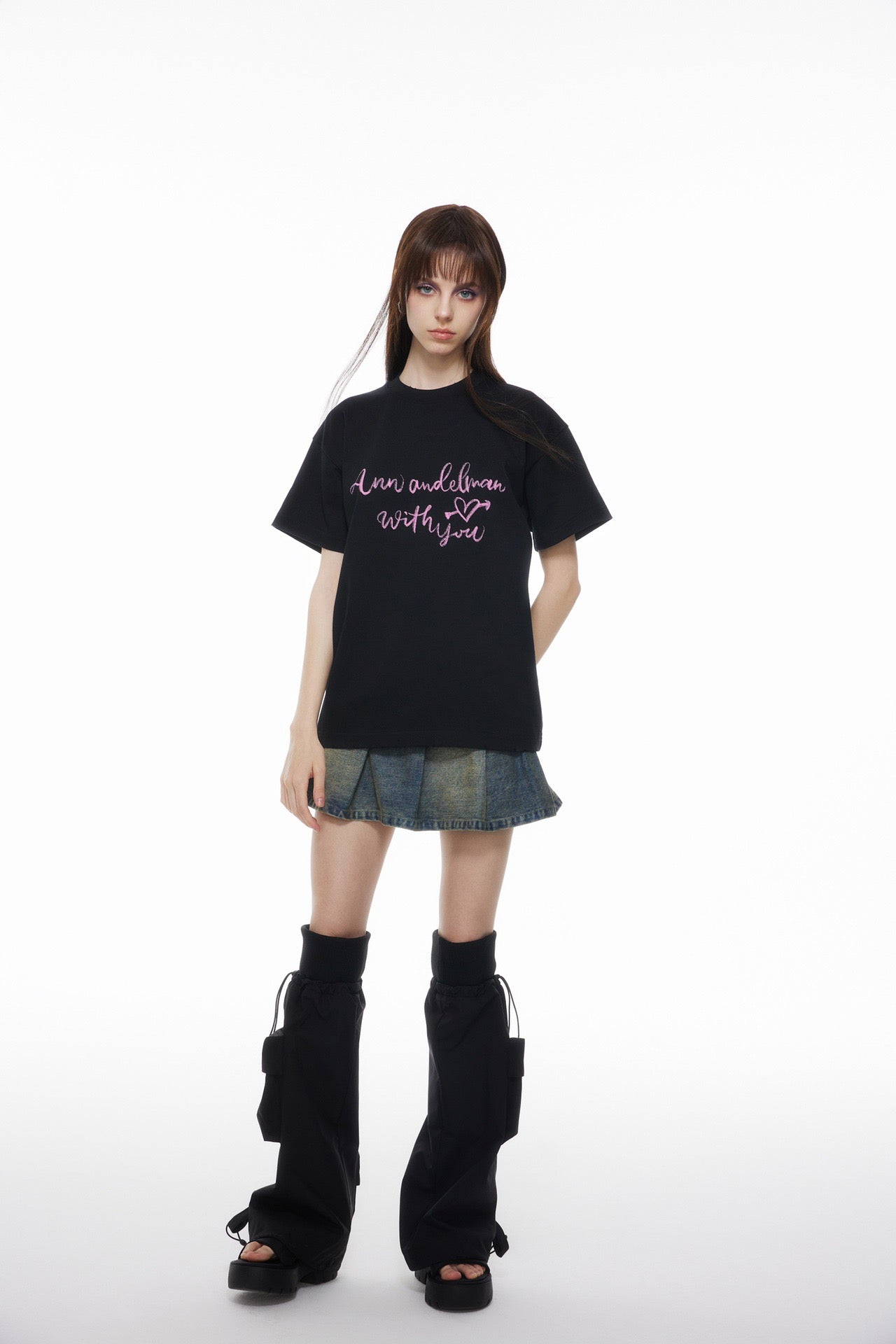 ANN ANDELMAN Black 520 Limited OS Short Tee | MADA IN CHINA