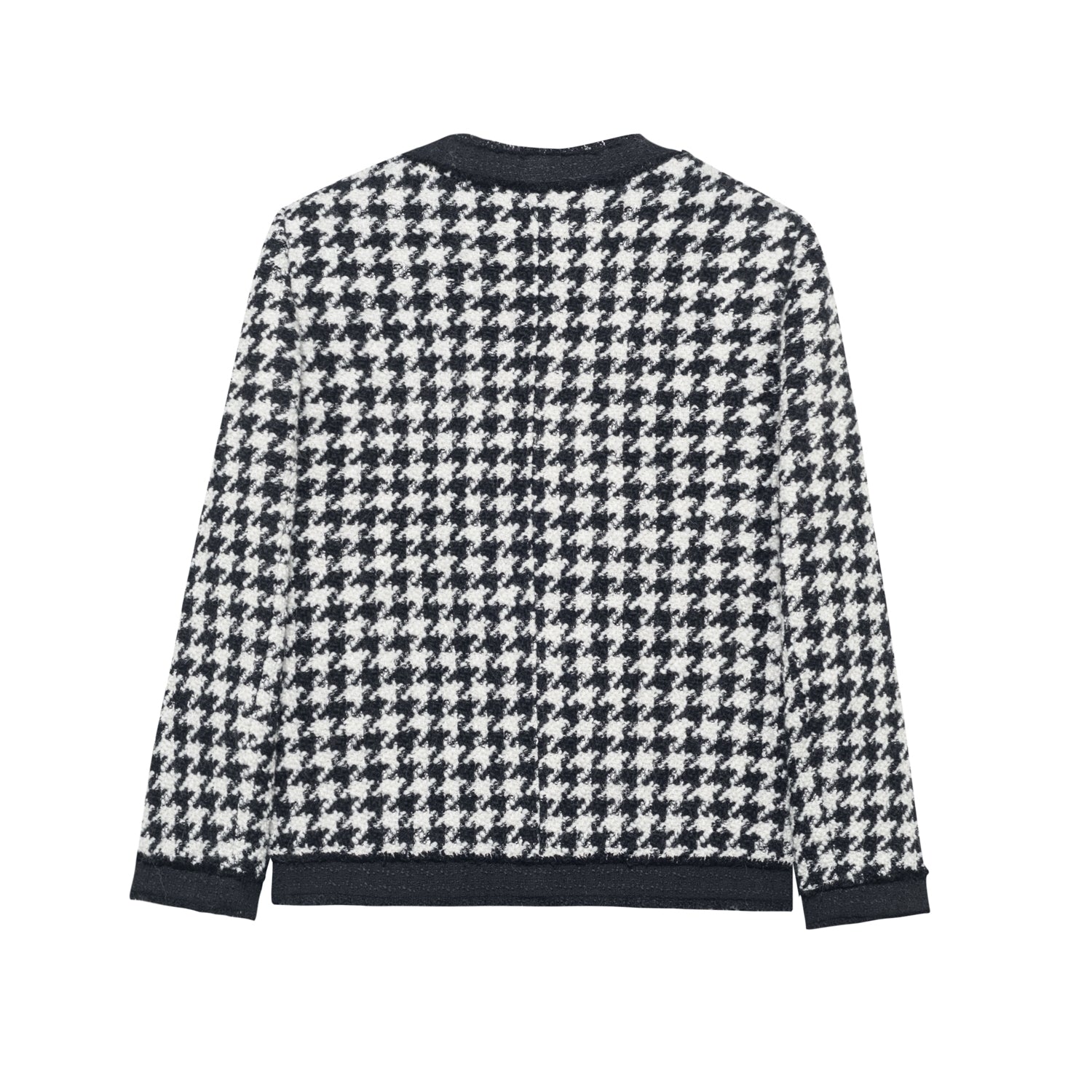 SOMESOWE Black And White Houndstooth Jacket | MADA IN CHINA