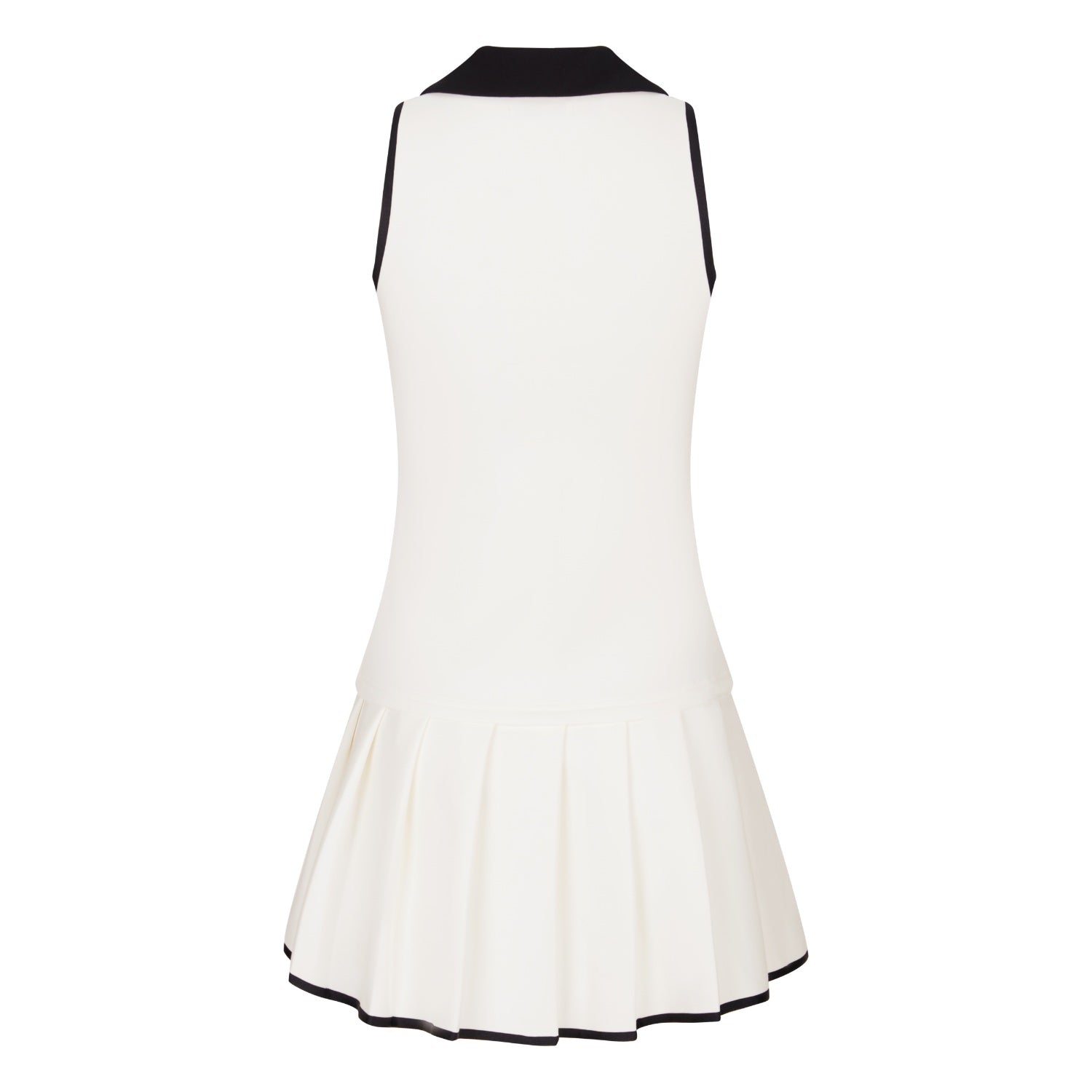 HERLIAN Black And White Vest Pleated Short Dress | MADA IN CHINA