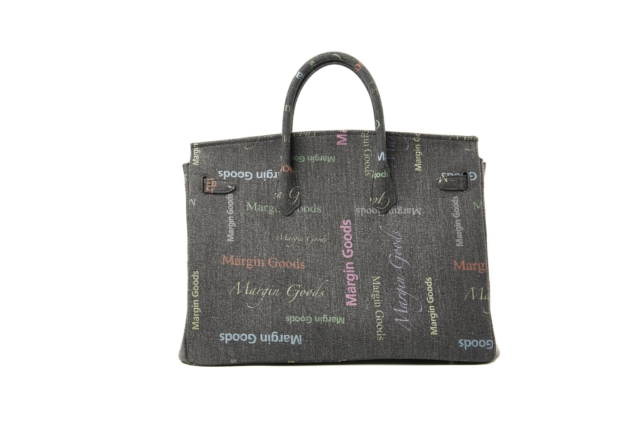 MARGIN GOODS Black Coded Print Lounge Bag Large | MADA IN CHINA