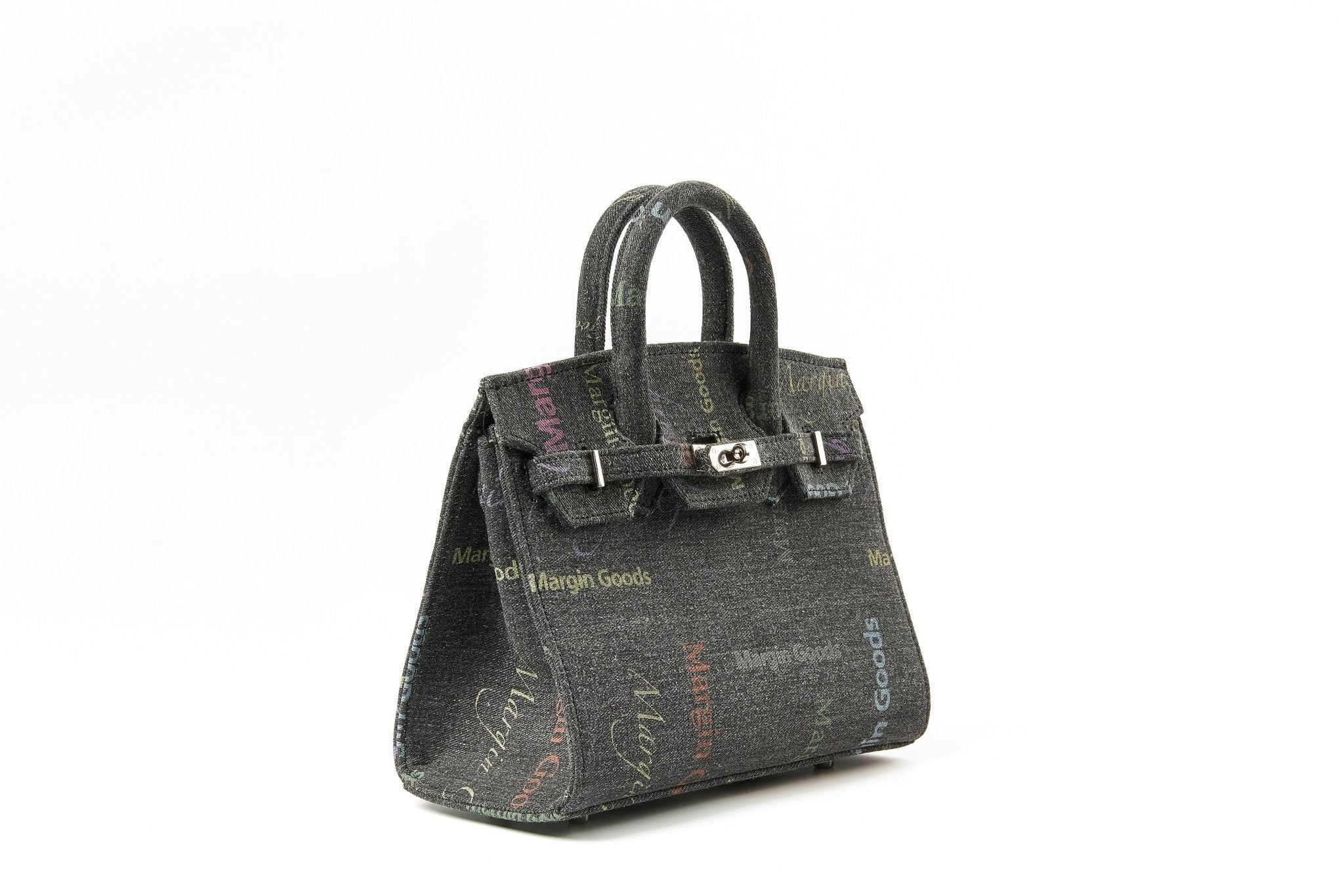 MARGIN GOODS Black Coded Print Lounge Bag Small | MADA IN CHINA