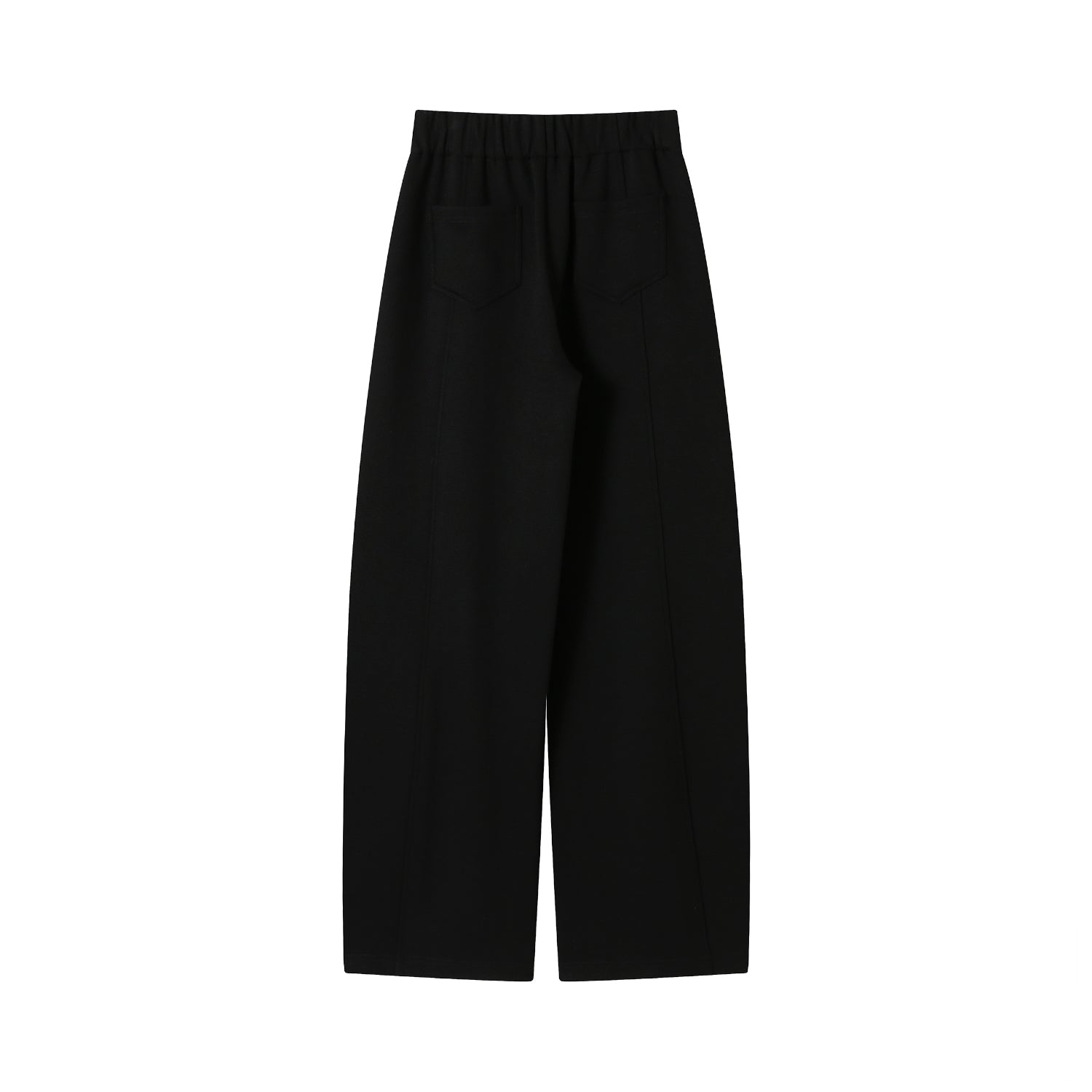 SOMESOWE Black Drapable Pants | MADA IN CHINA