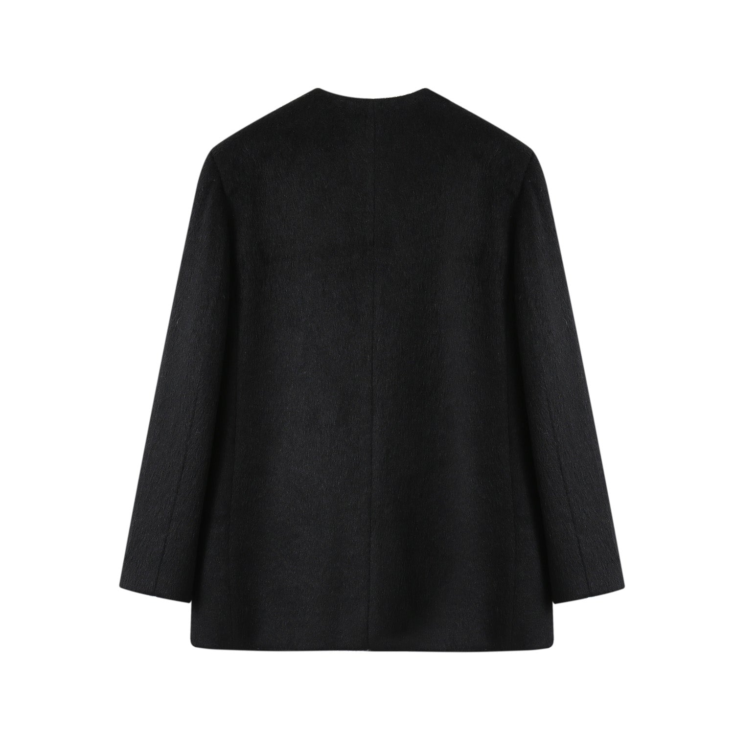 SOMESOWE Black Fluffy Blazer Jacket | MADA IN CHINA