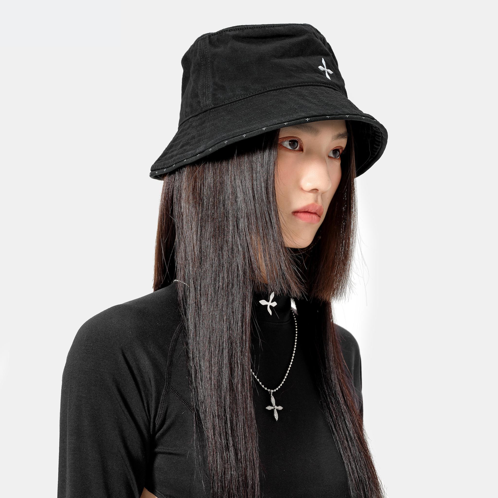 SMFK Black Forever Compass Bucket Hats | MADA IN CHINA