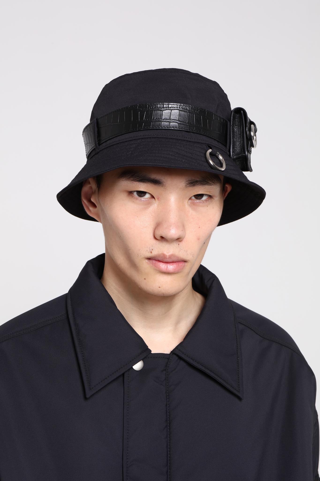 Private Policy Black Mini Belt Bag Bucket Hat | MADA IN CHINA