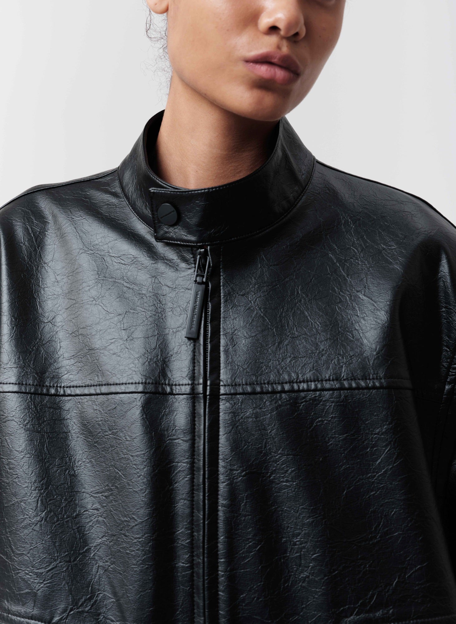 VANN VALRENCÉ Black Motor Jacket | MADA IN CHINA