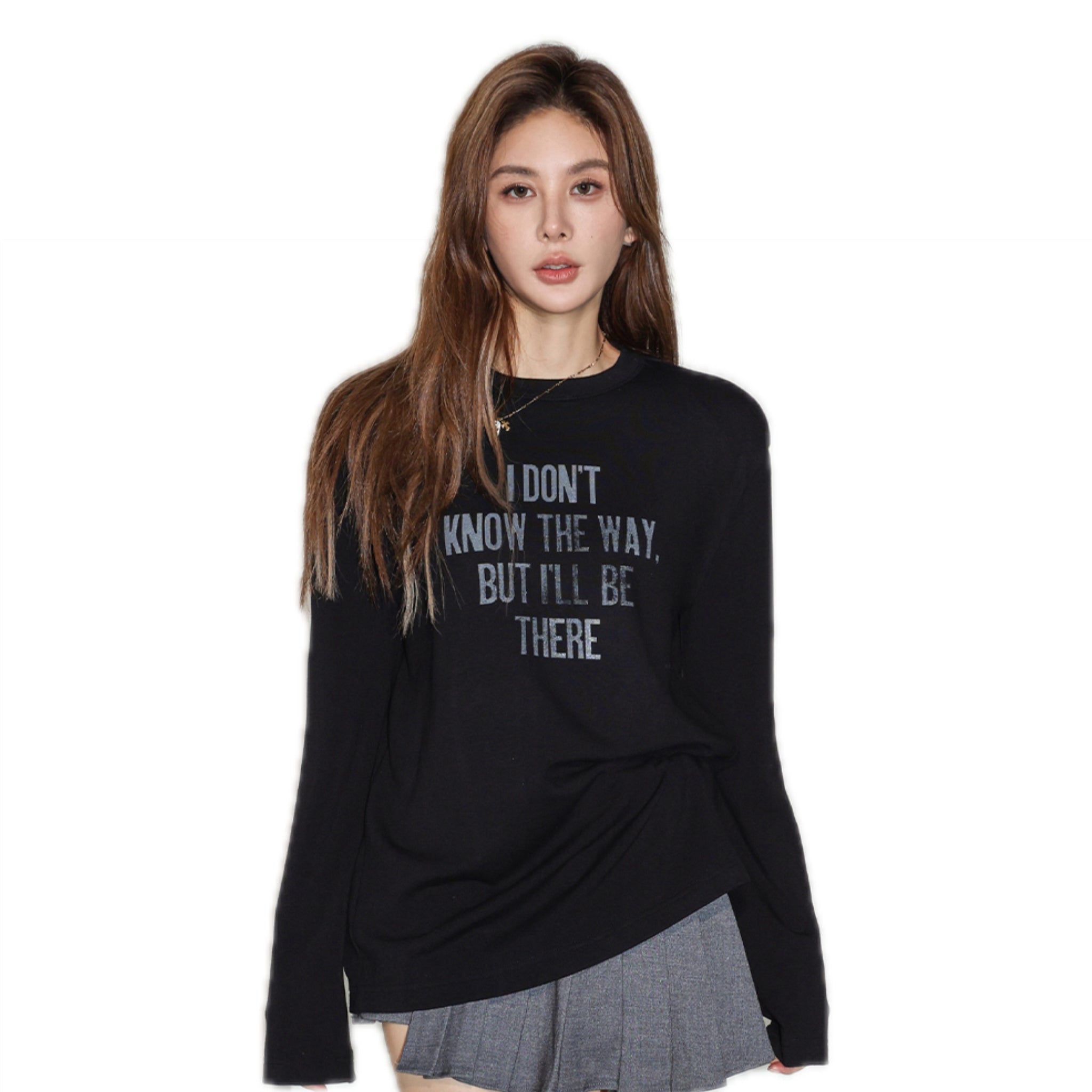 SOMESOWE Black Padded Letter Print T-Shirt | MADA IN CHINA