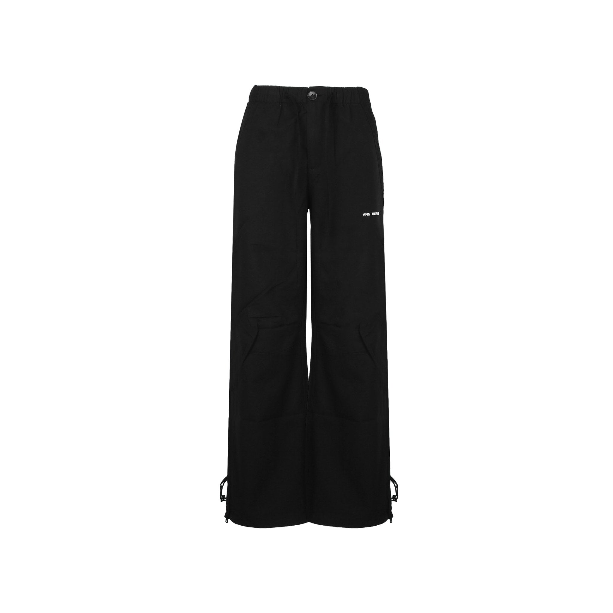 ANN ANDELMAN Black Paratrooper Pants | MADA IN CHINA