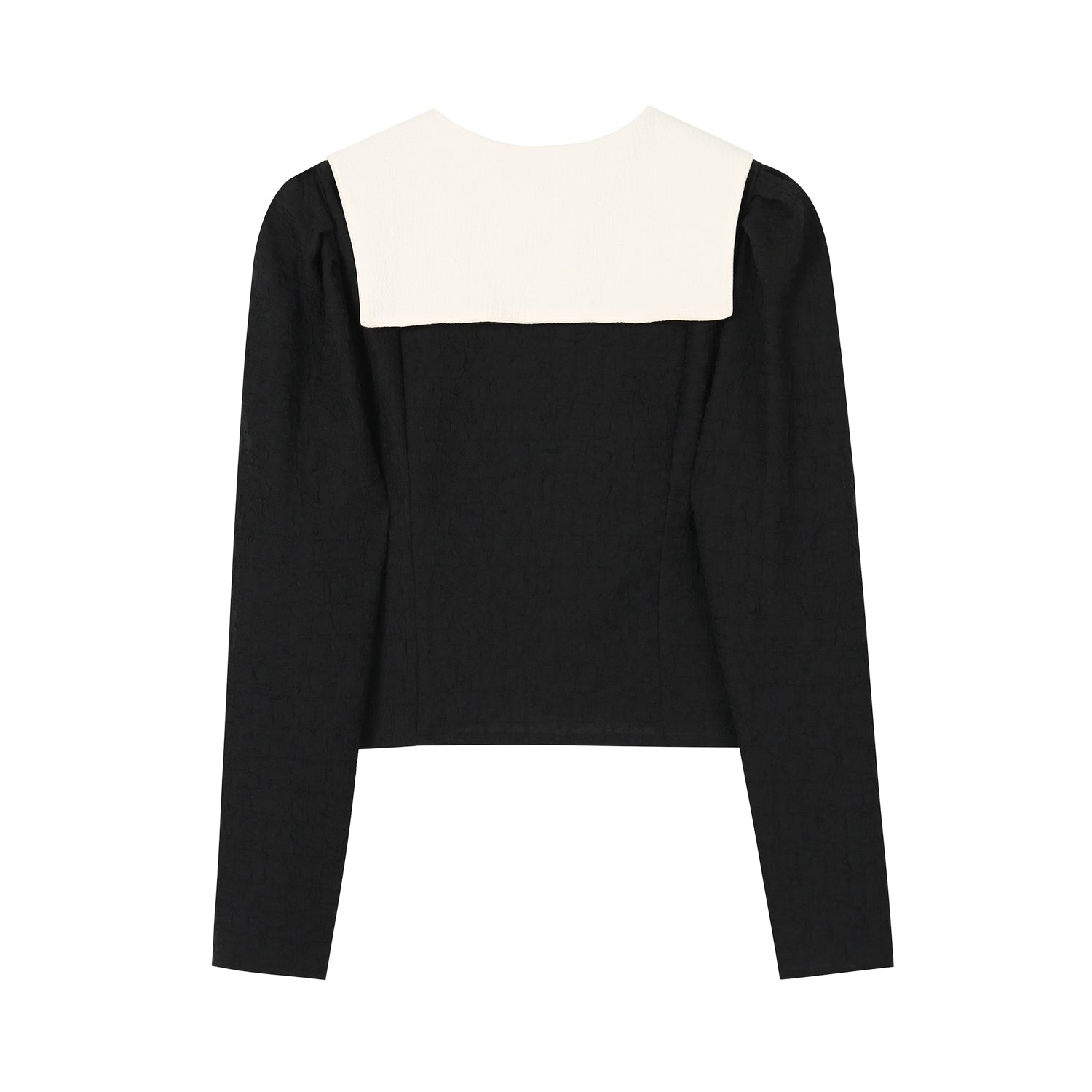 SOMESOWE Black Peter Pan Collar | MADA IN CHINA