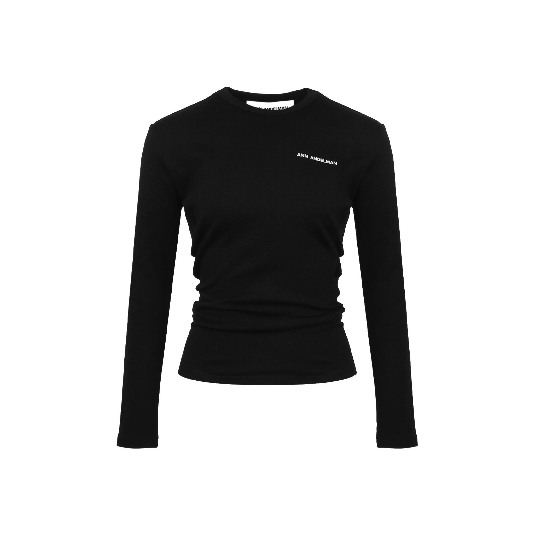 ANN ANDELMAN Black Pleated Long Sleeve | MADA IN CHINA