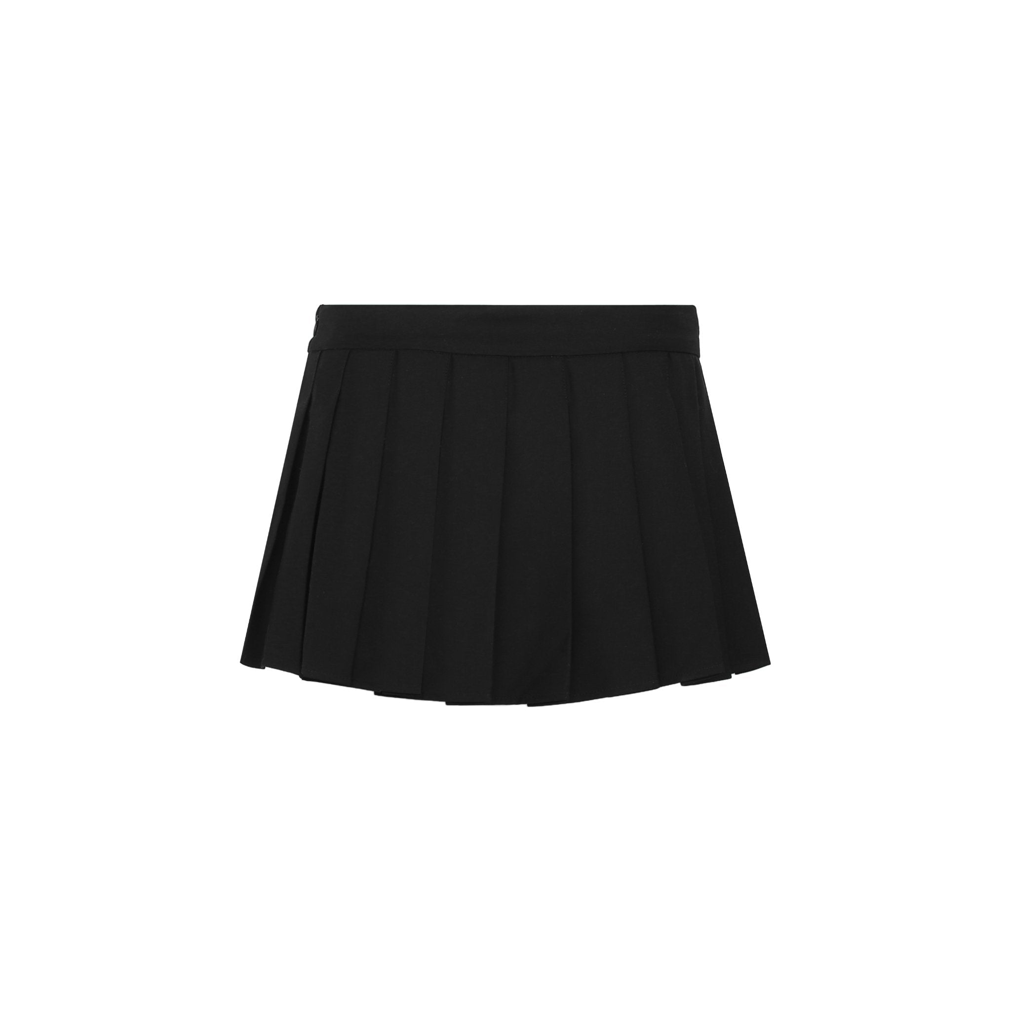 ANN ANDELMAN Black Pleated Short Skirt | MADA IN CHINA