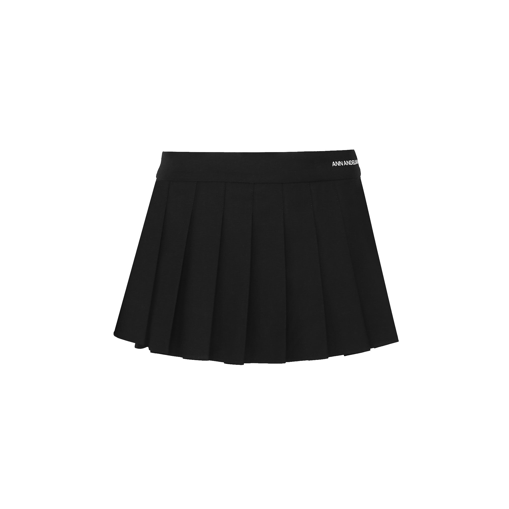 ANN ANDELMAN Black Pleated Skirt | MADA IN CHINA