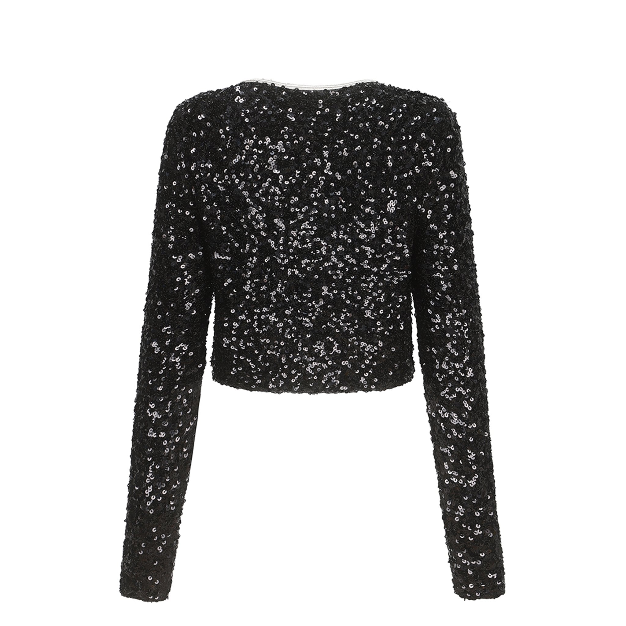 ARTE PURA Black Sequin Cardigan | MADA IN CHINA