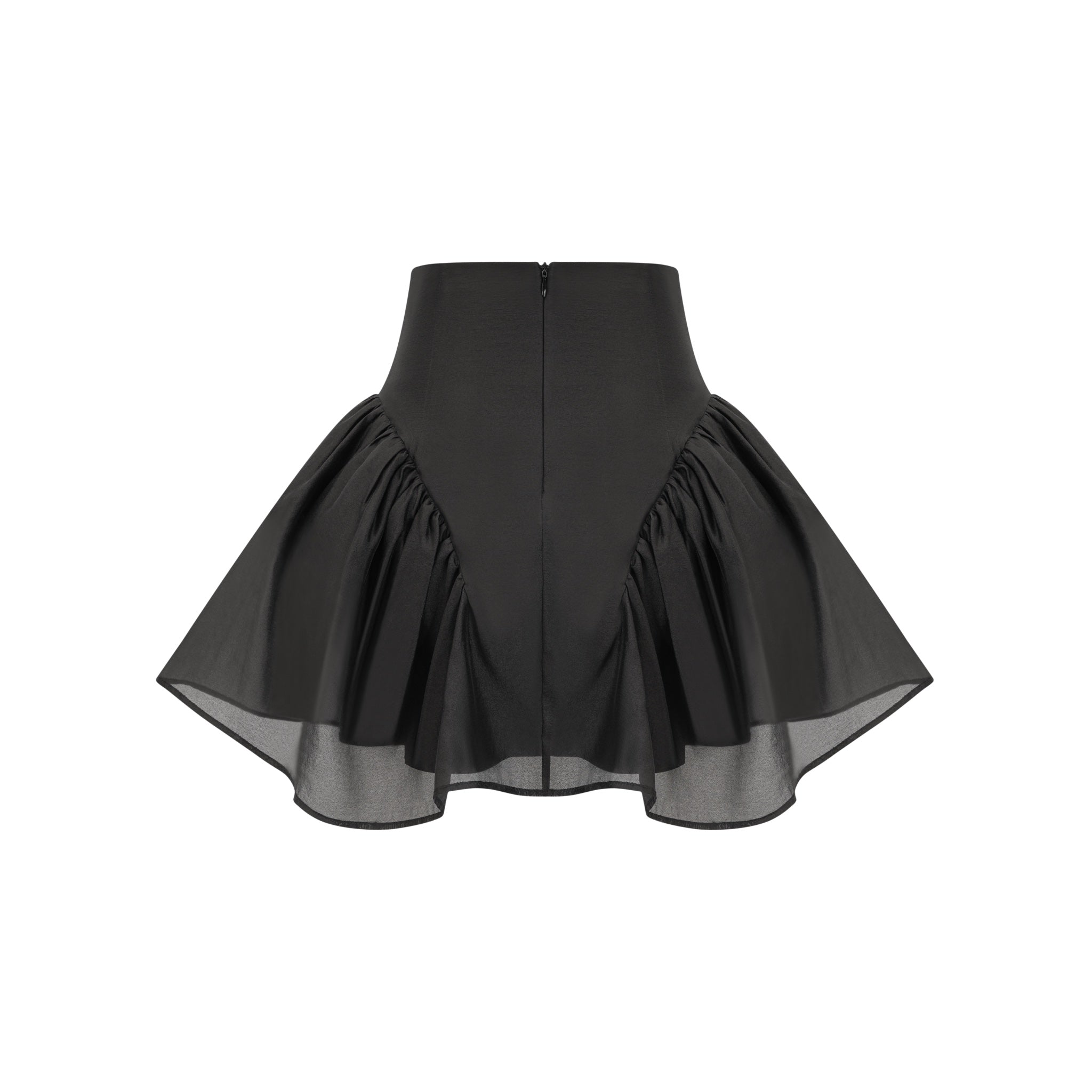 ARTE PURA Black Short Pettiskirt With Black Bow Tie | MADA IN CHINA