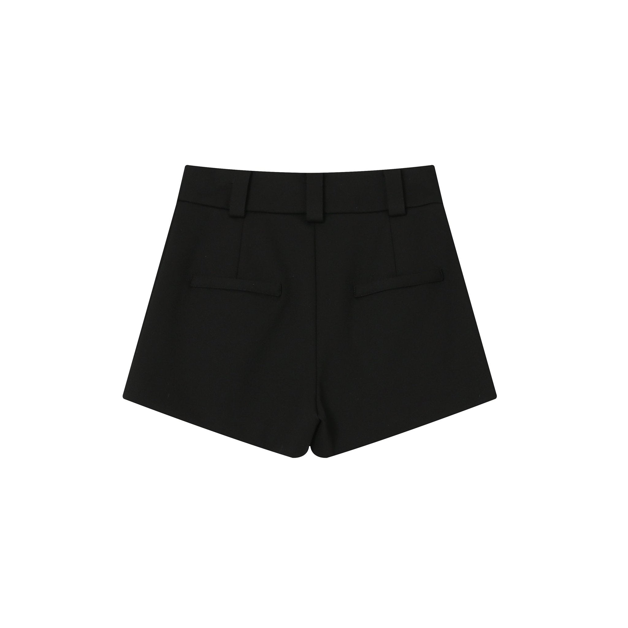 SOMESOWE Black Shorts With Pockets | MADA IN CHINA