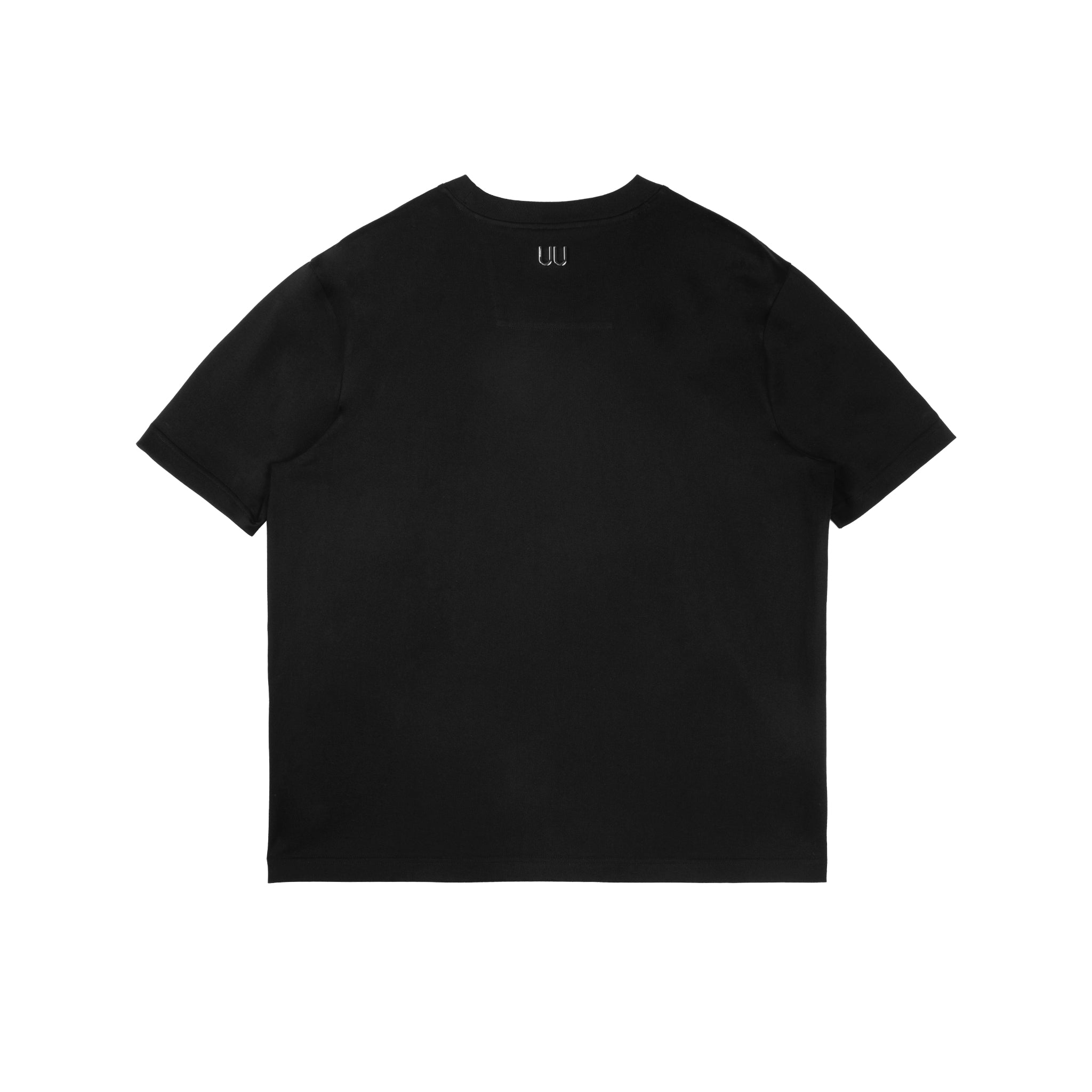 UNAWARES Black Square Diamond Pattern Loose Fit T-shirt | MADA IN CHINA