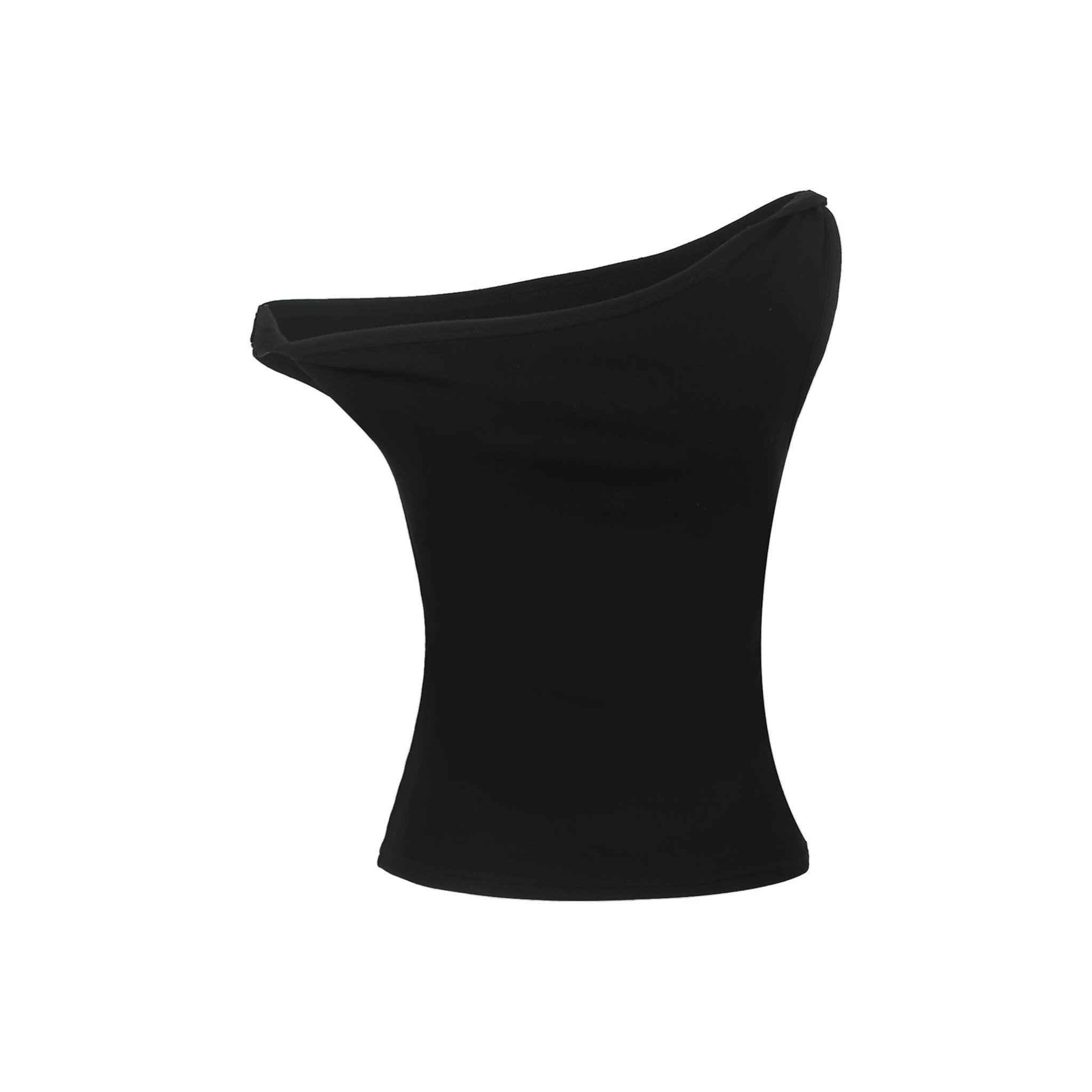 ANN ANDELMAN Black Strapless Halter Top | MADA IN CHINA