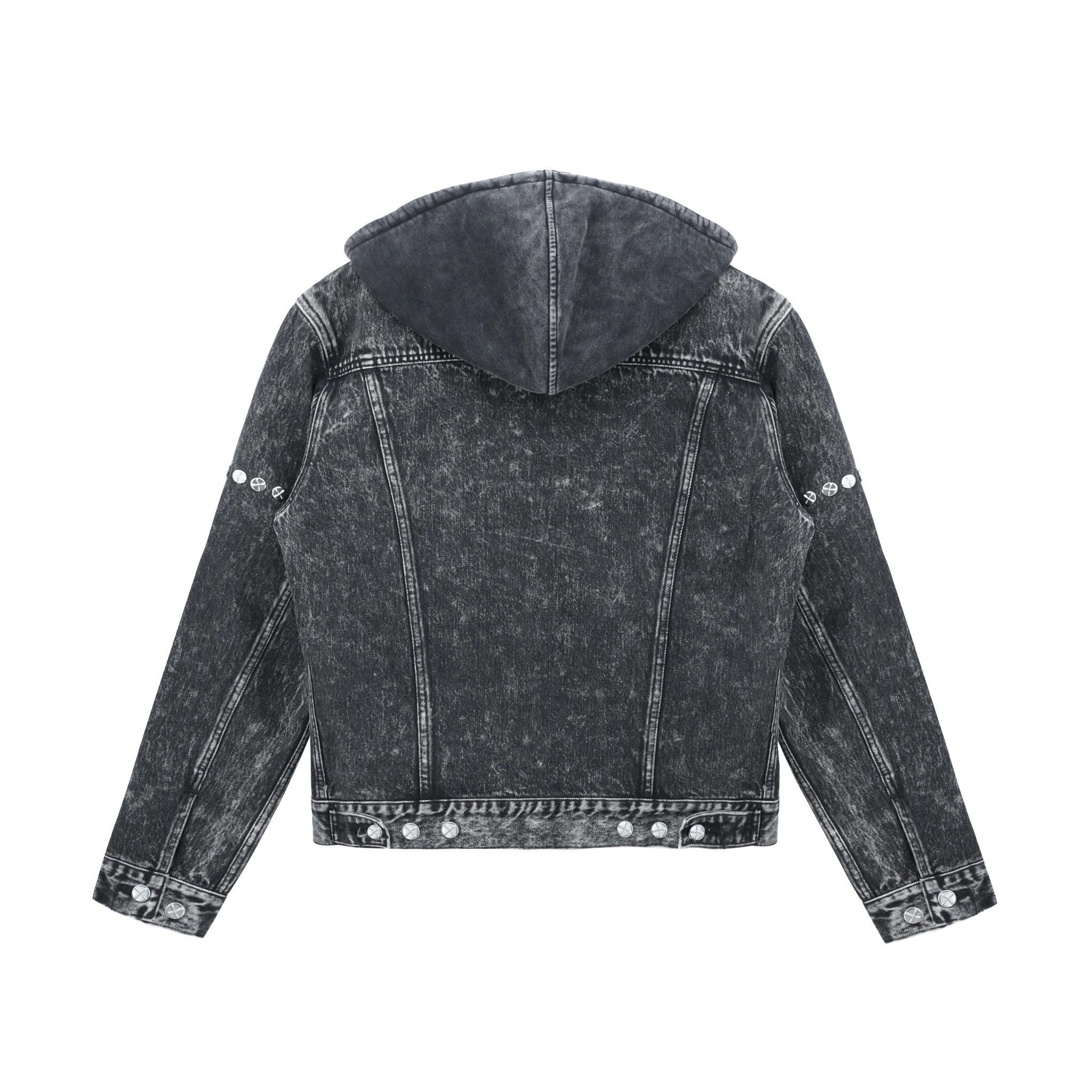 SMFK Black Stray Denim Jacket | MADA IN CHINA