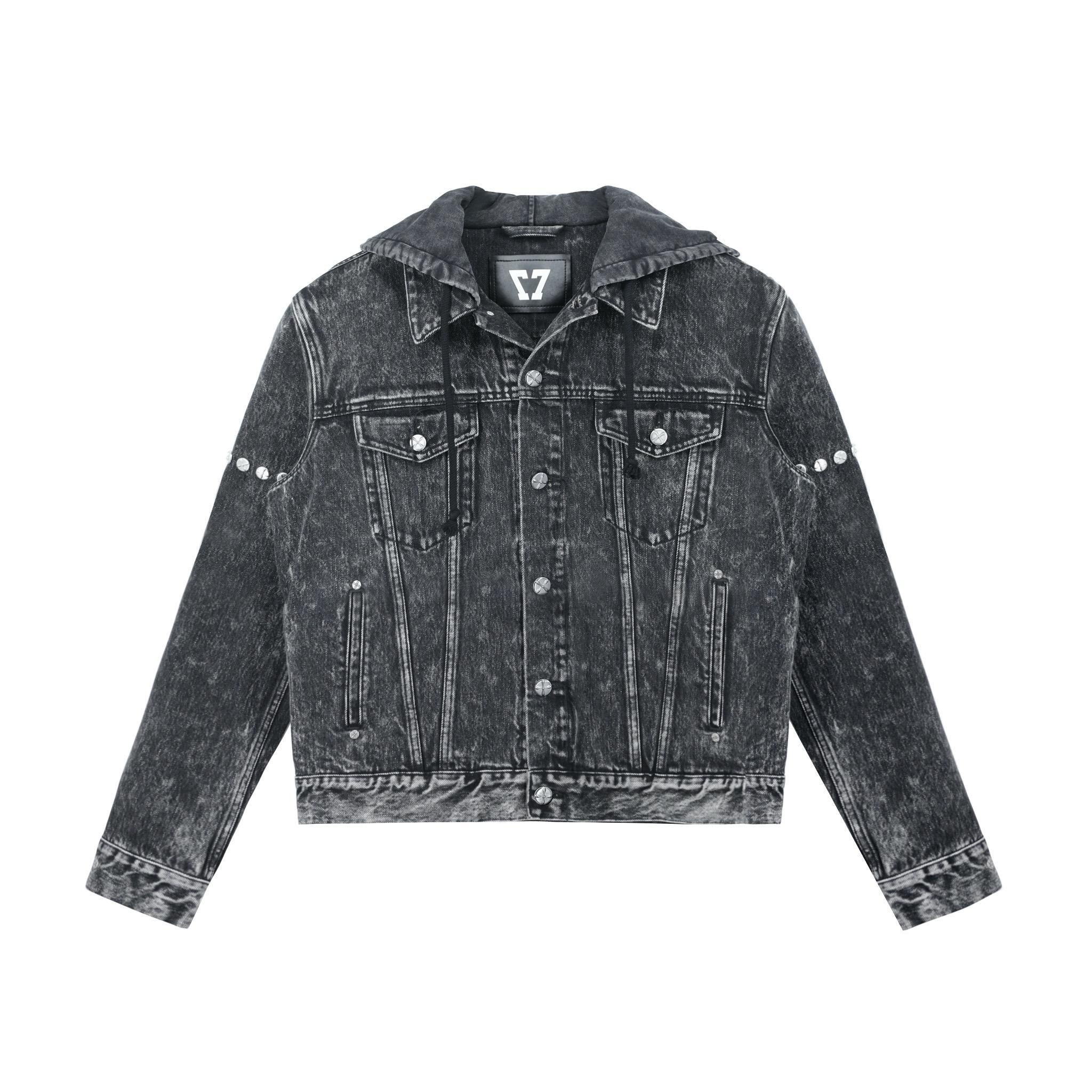 SMFK Black Stray Denim Jacket | MADA IN CHINA