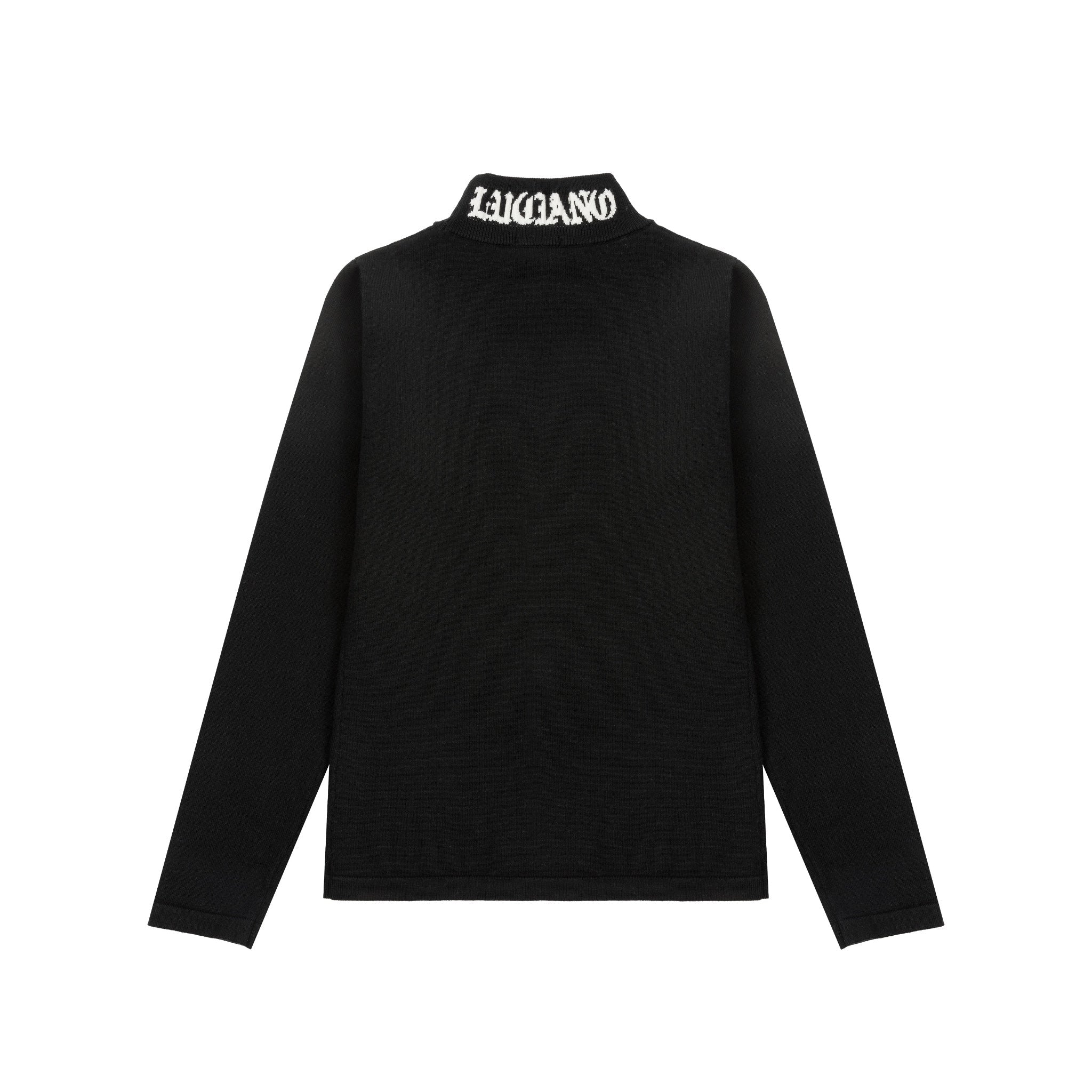 CHARLIE LUCIANO Black Turtleneck Shirt | MADA IN CHINA