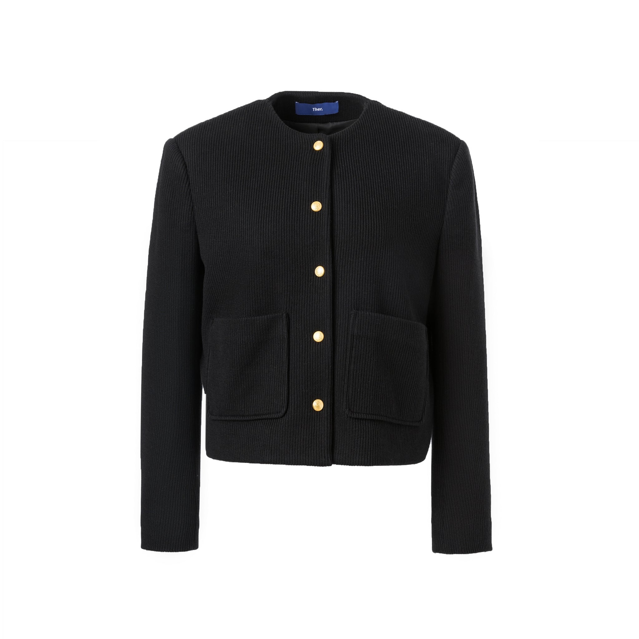 Ther. Black Tweed jacket | MADA IN CHINA