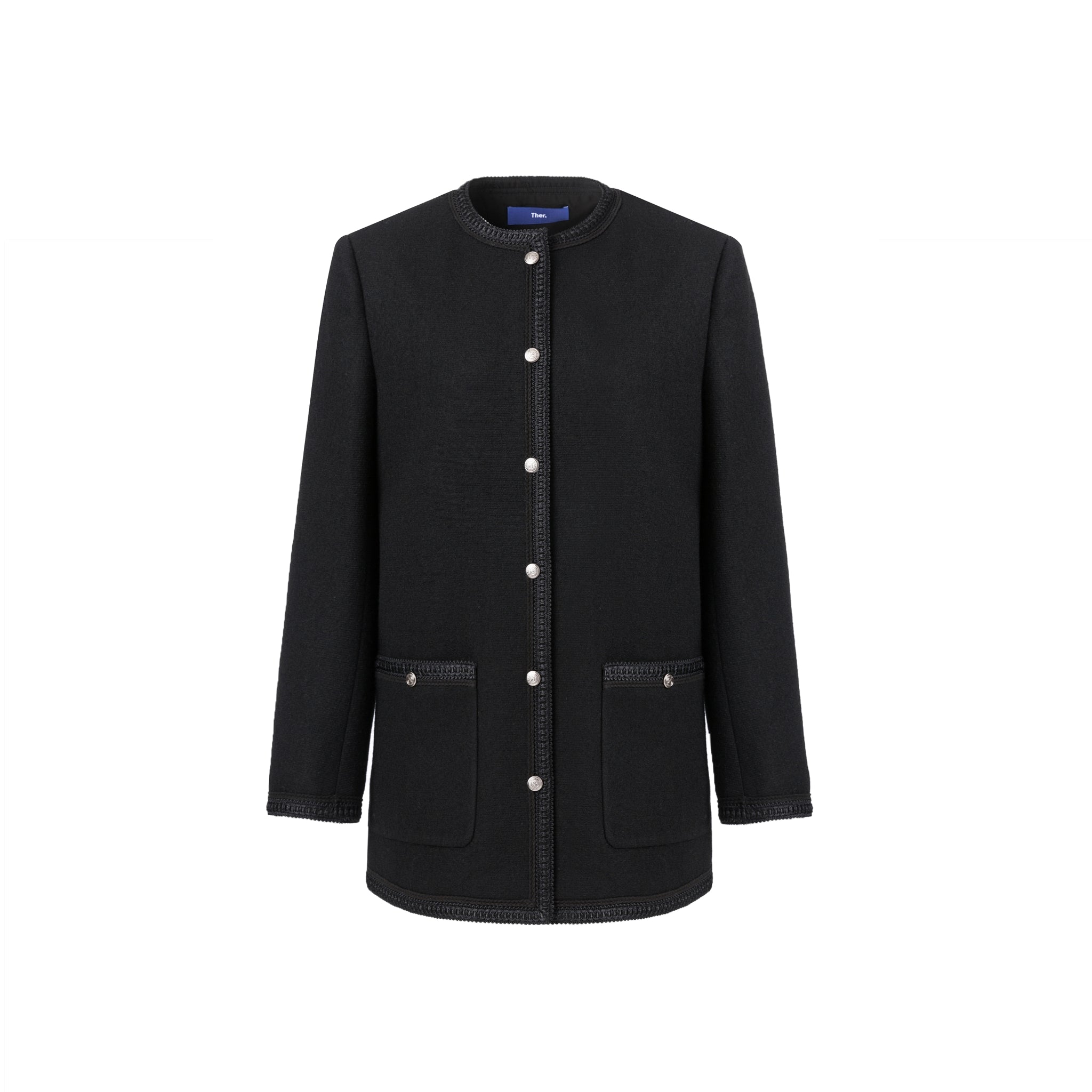 Ther. Black Wool jacket | MADA IN CHINA