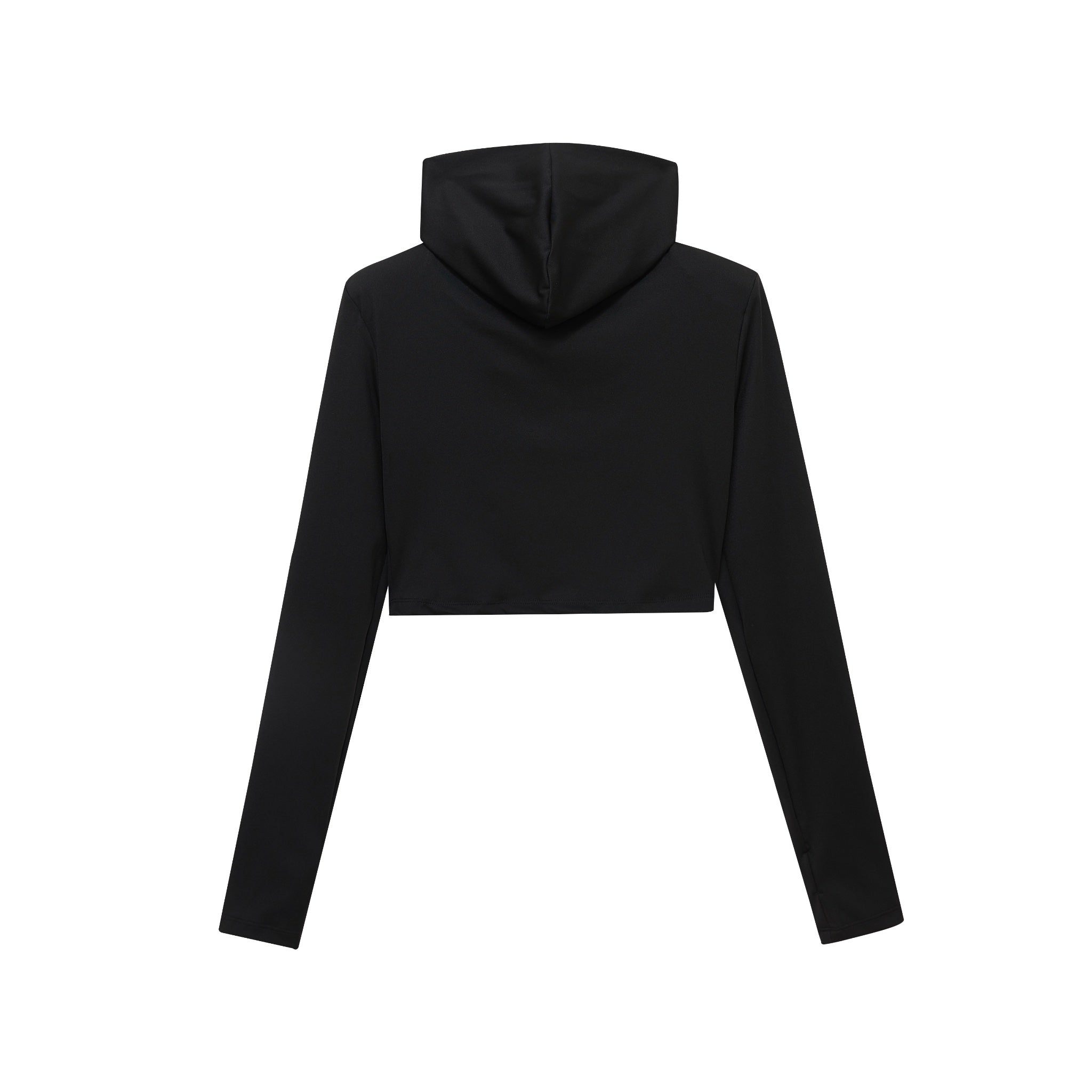 Maca Kaka Black Zipped-up Turtleneck Jacket | MADA IN CHINA