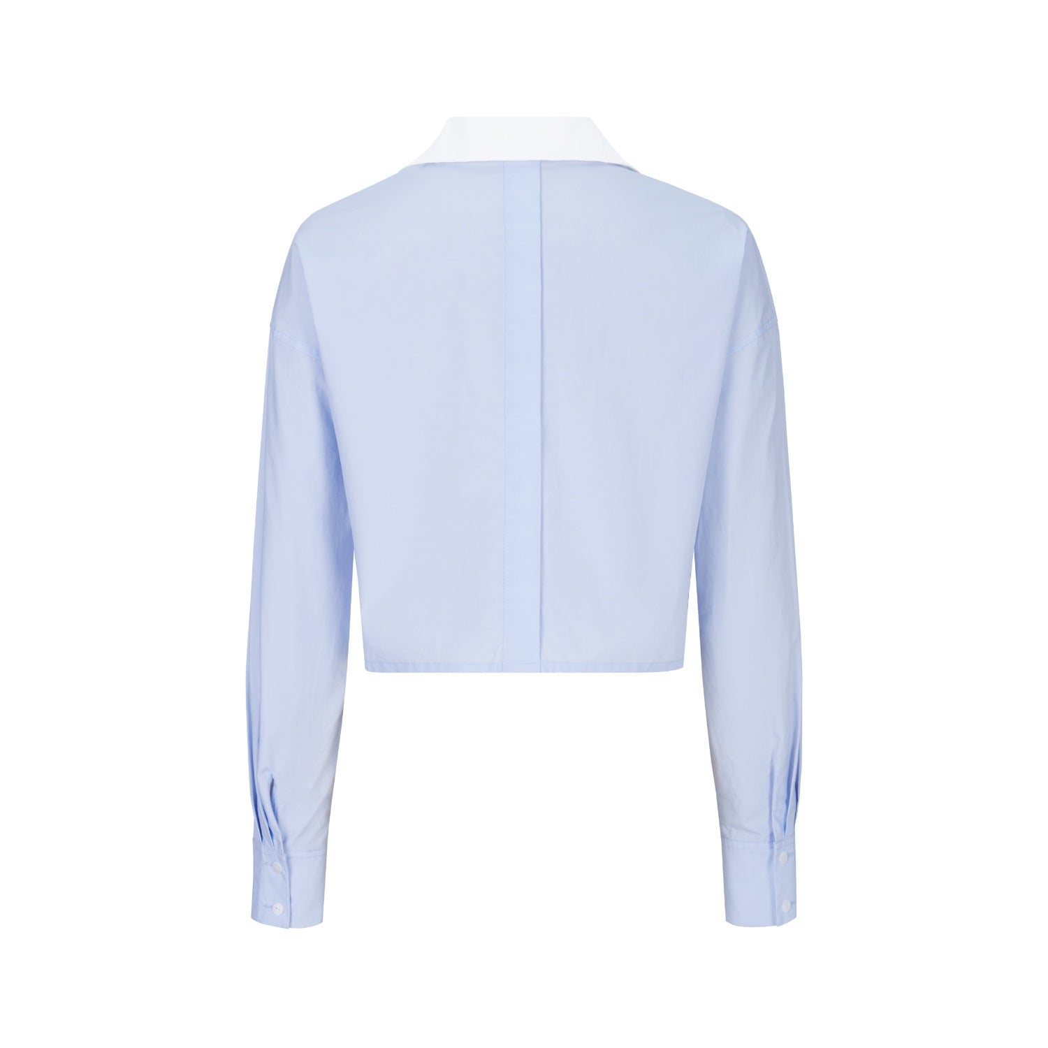 HERLIAN Blue Bow Knot Drawstring Shirt | MADA IN CHINA