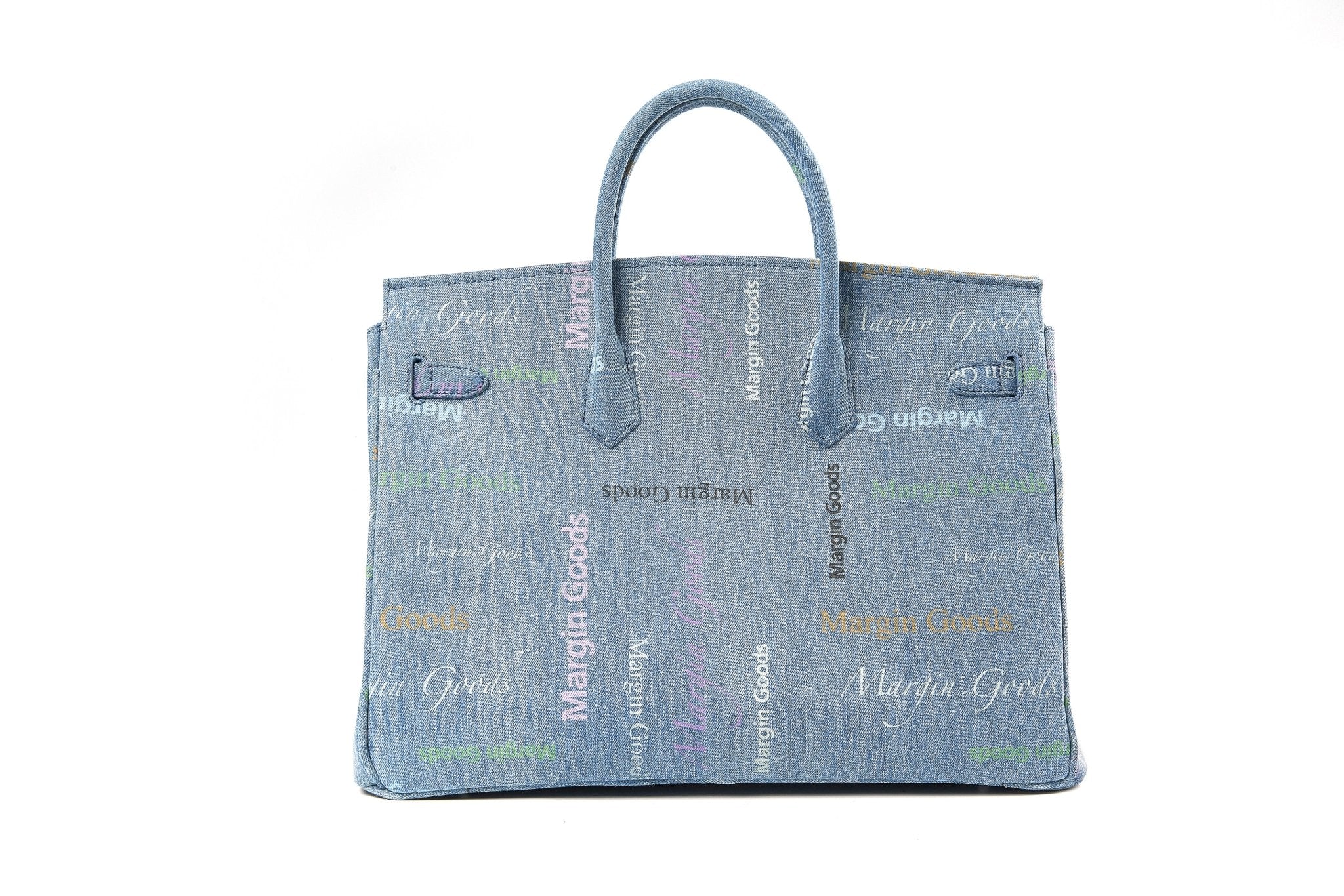 MARGIN GOODS Blue Coded Print Lounge Bag Large | MADA IN CHINA