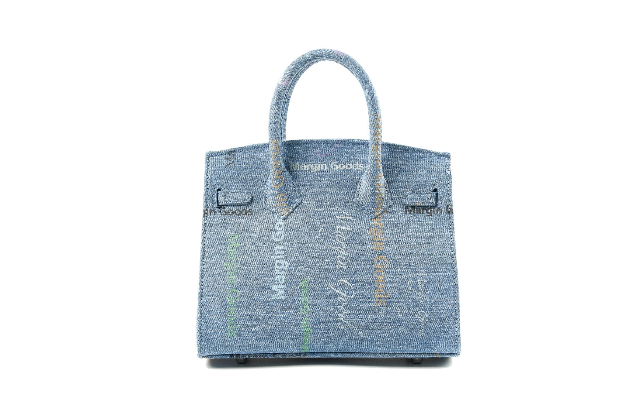 MARGIN GOODS Blue Coded Print Lounge Bag Small | MADA IN CHINA