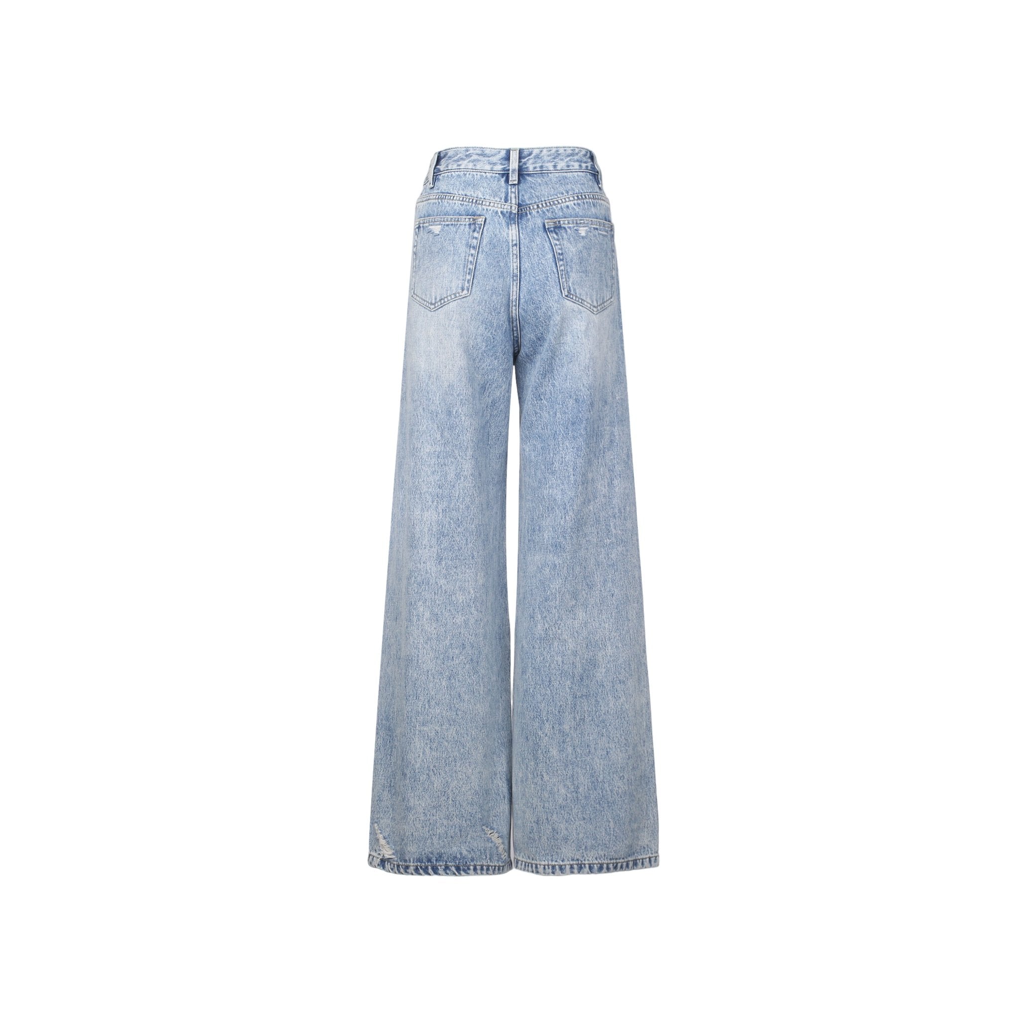 ANN ANDELMAN Blue Extra Wide-Leg Jeans | MADA IN CHINA